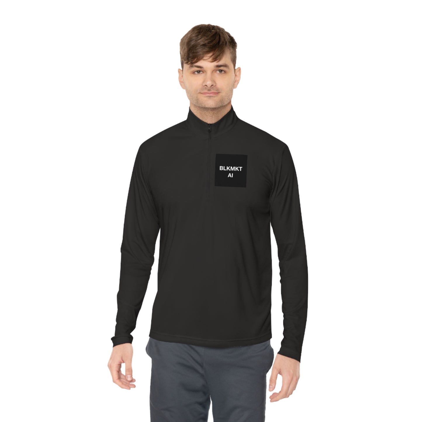 BLKMKT AI™ Unisex Quarter-Zip Pullover