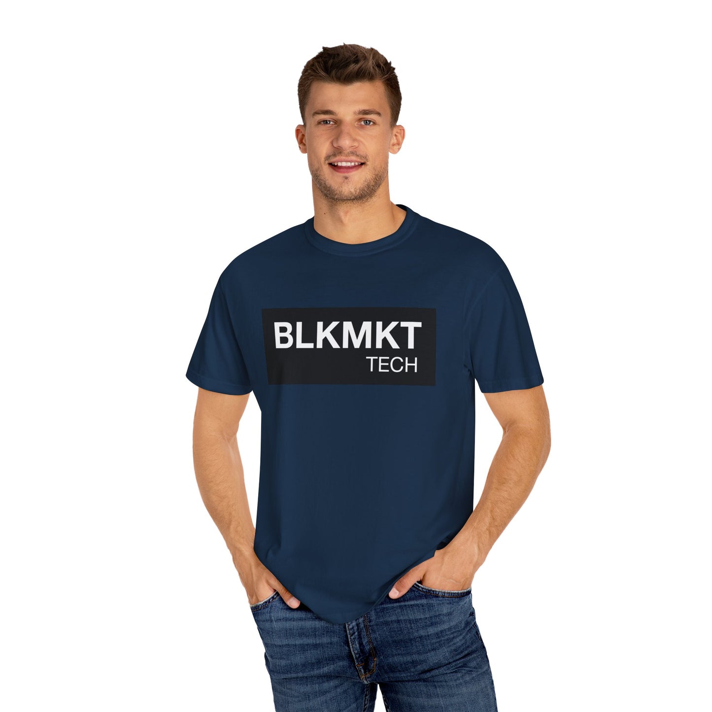 BLKMKT Tech™ Unisex Garment-Dyed T-shirt