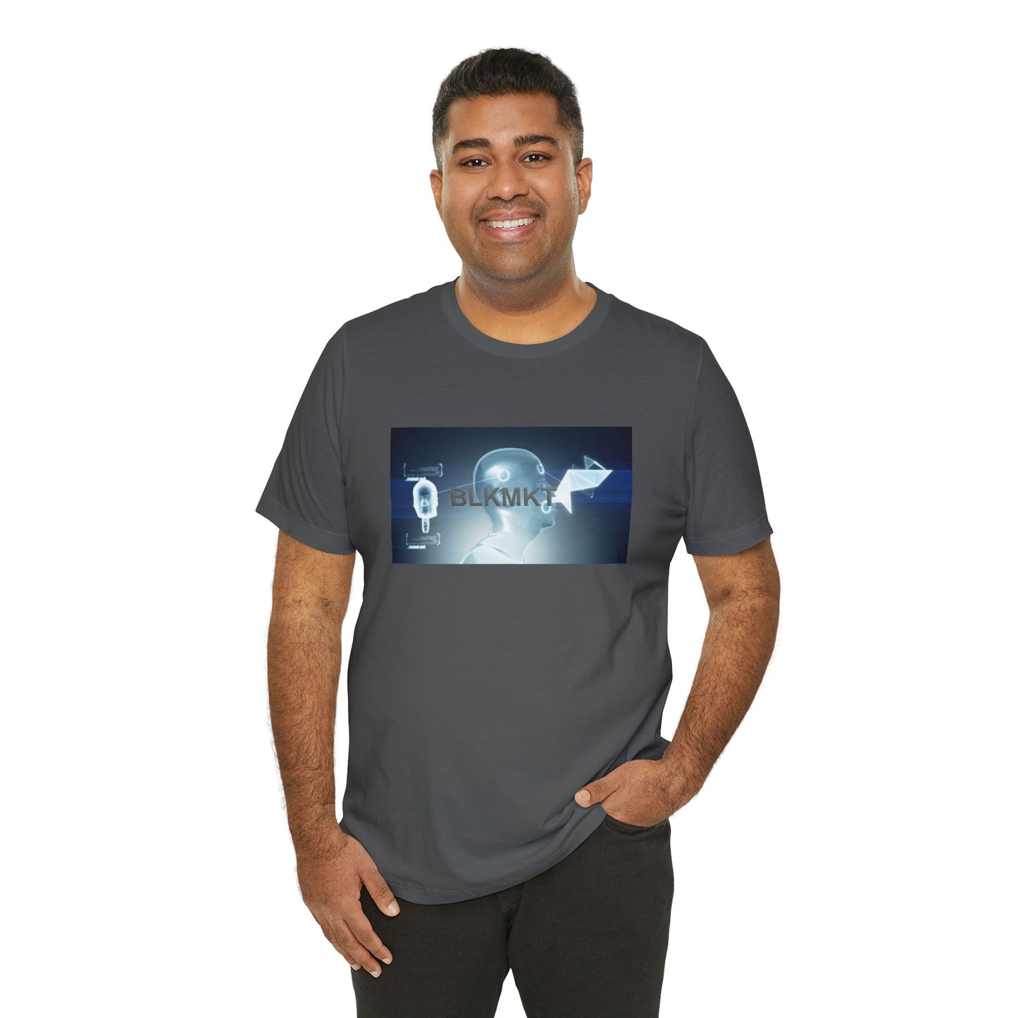 BLKMKT™ Headshot Unisex Jersey Short Sleeve Tee