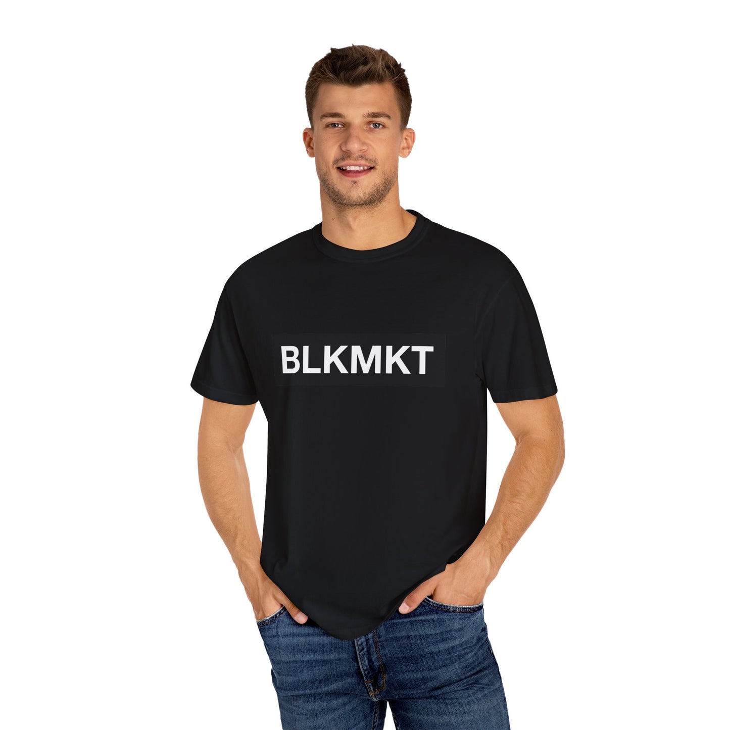 BLKMKT™ Unisex Garment-Dyed T-shirt