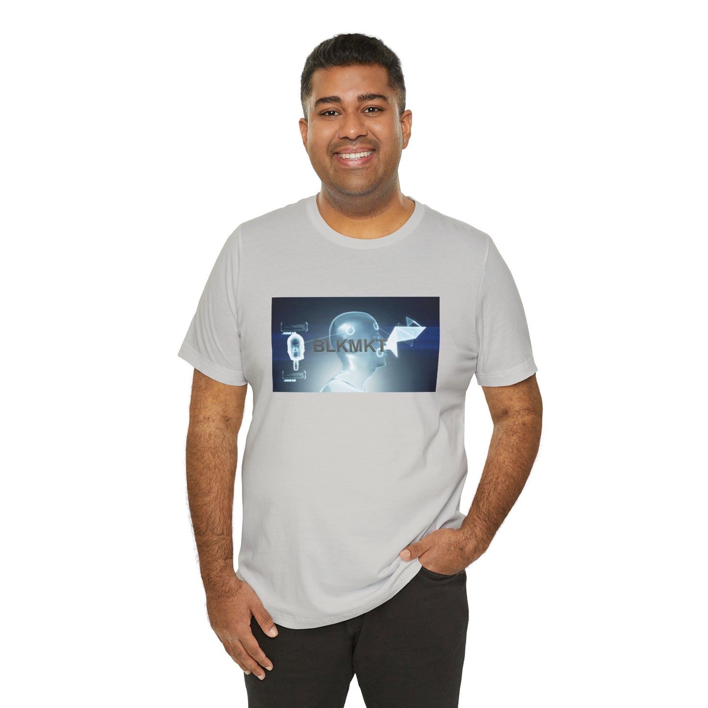 BLKMKT™ Headshot Unisex Jersey Short Sleeve Tee