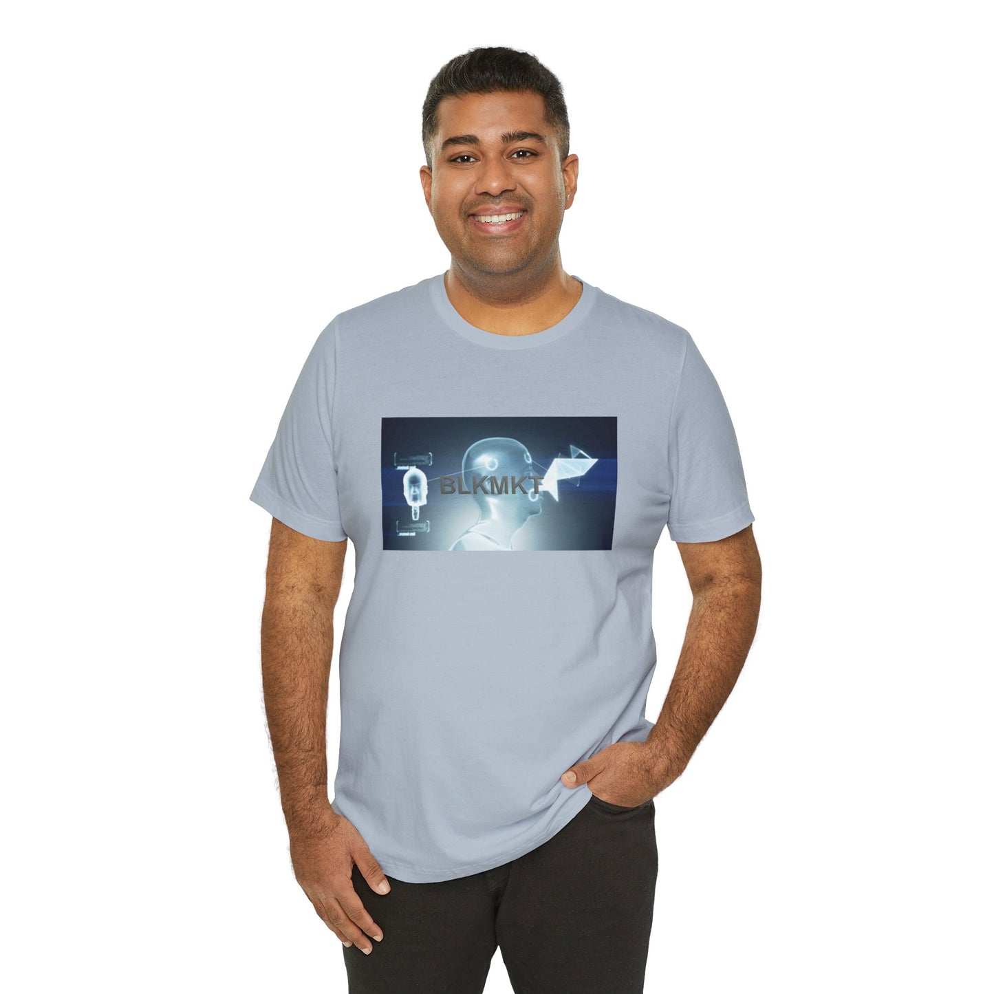 BLKMKT™ Headshot Unisex Jersey Short Sleeve Tee