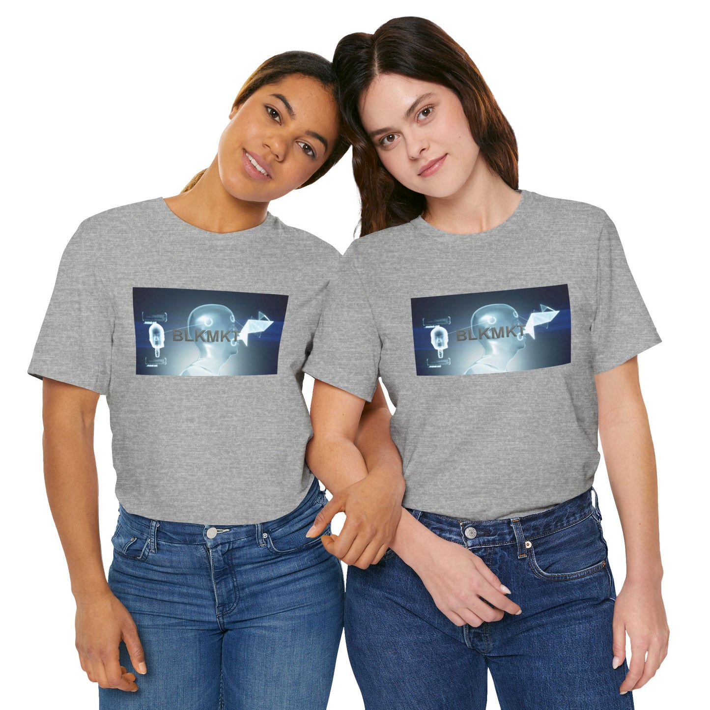 BLKMKT™ Headshot Unisex Jersey Short Sleeve Tee