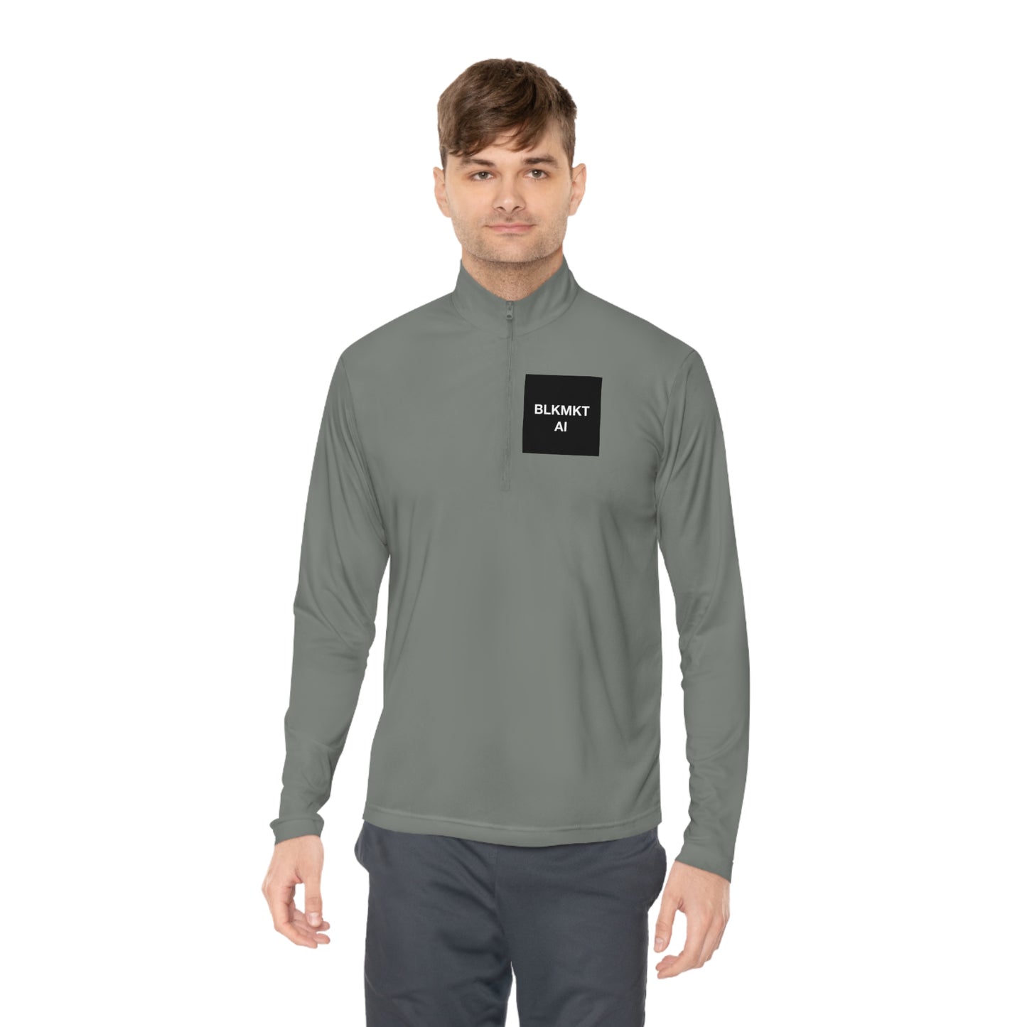 BLKMKT AI™ Unisex Quarter-Zip Pullover