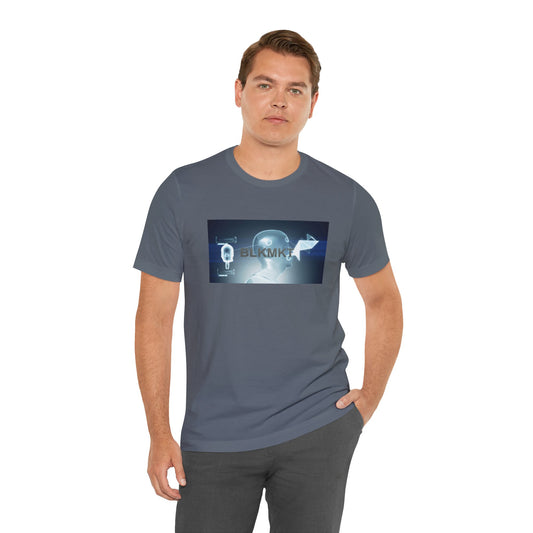 BLKMKT™ Headshot Unisex Jersey Short Sleeve Tee