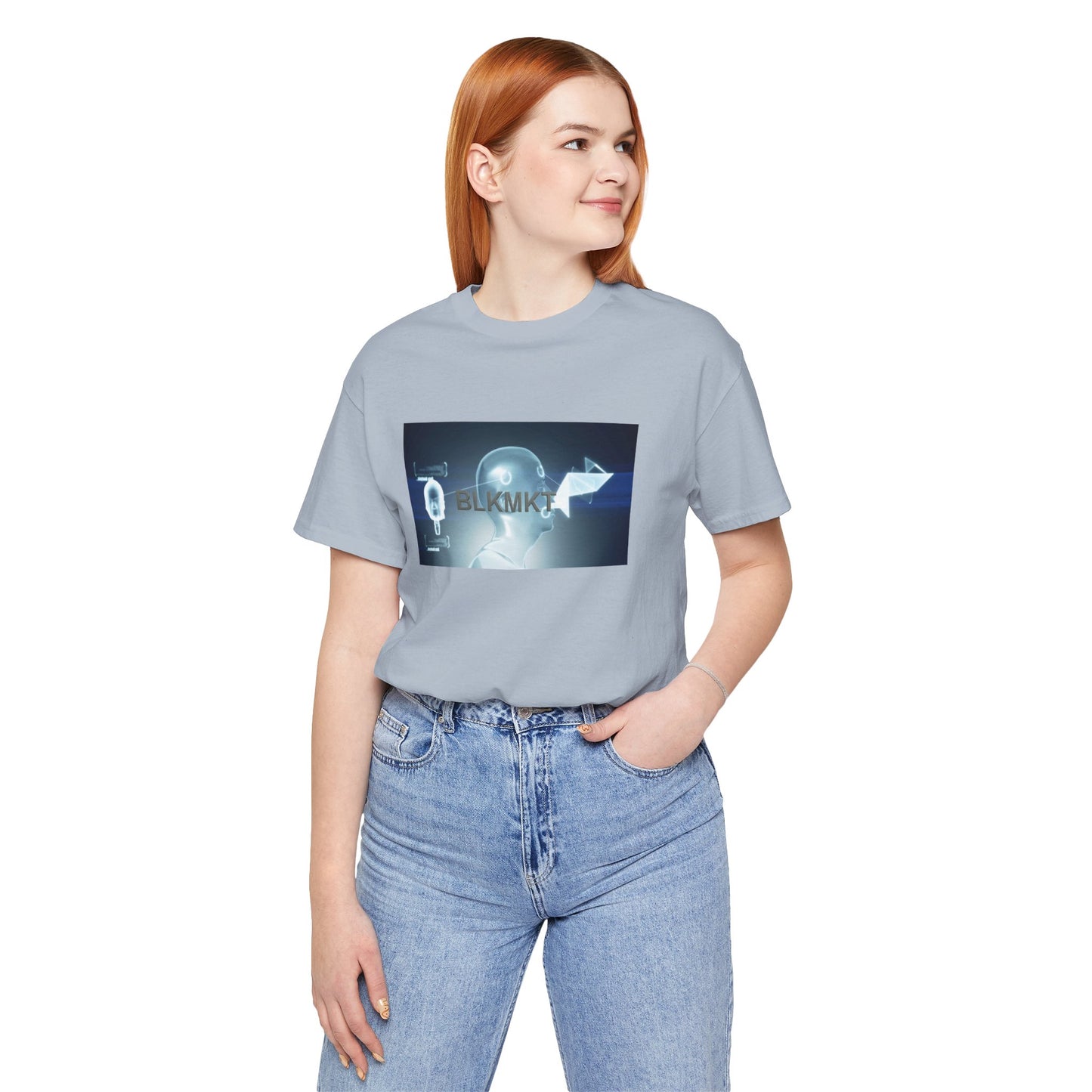 BLKMKT™ Headshot Unisex Jersey Short Sleeve Tee