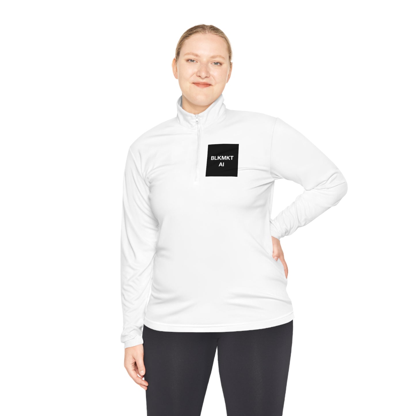 BLKMKT AI™ Unisex Quarter-Zip Pullover