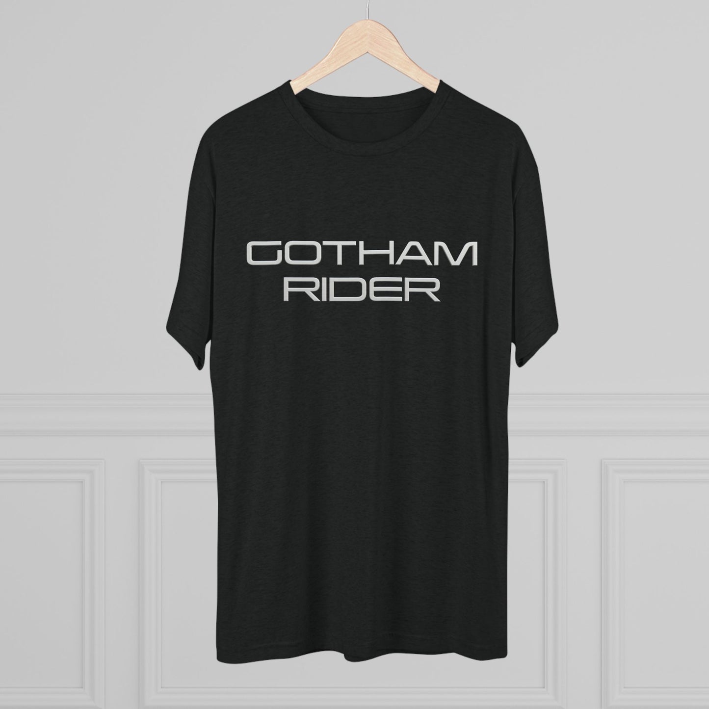 Gotham Rider White Print Unisex Crew Tee, Graphic T-Shirt for Social Activism, Digital Rights Awareness, Casual Wear, Gift for Activists