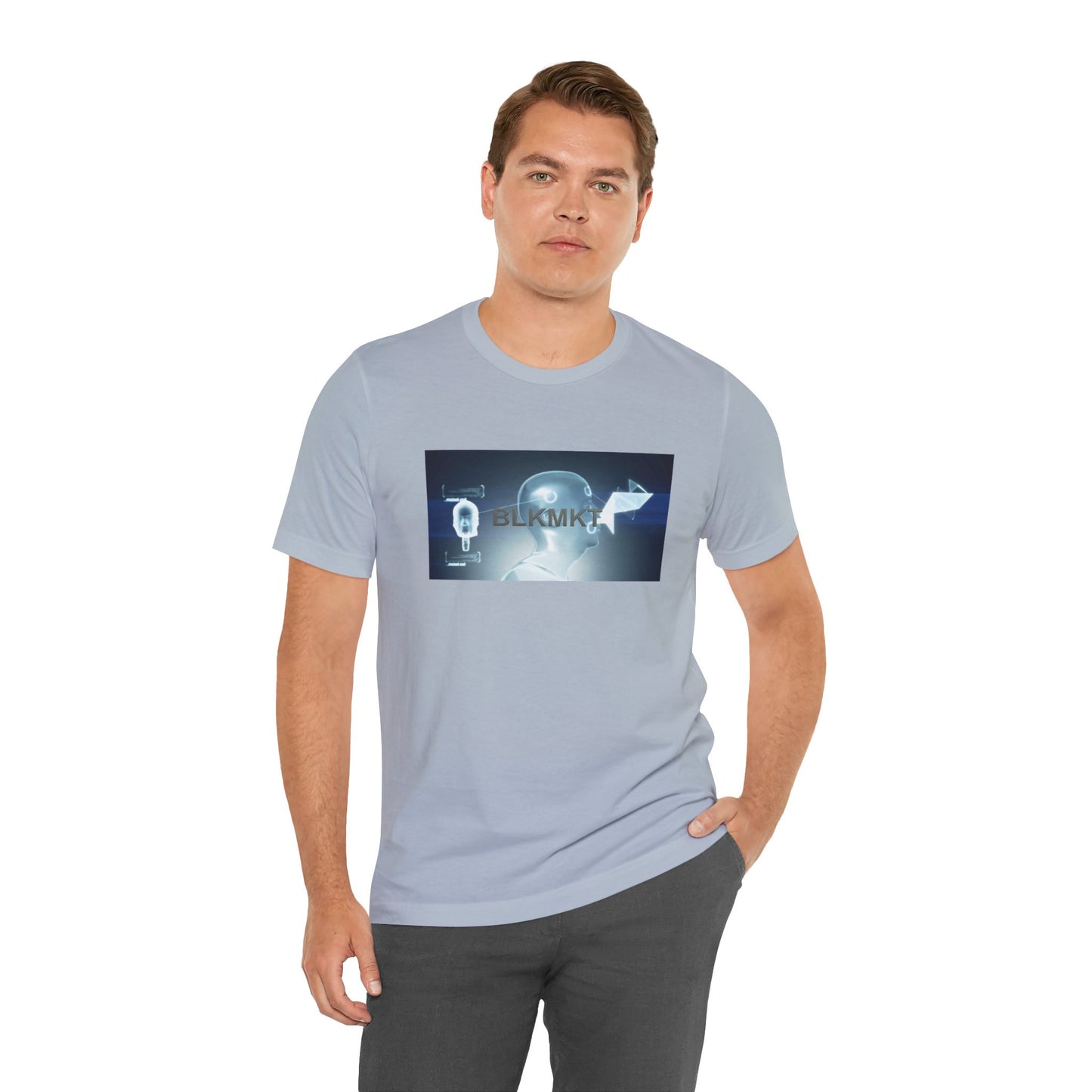 BLKMKT™ Headshot Unisex Jersey Short Sleeve Tee