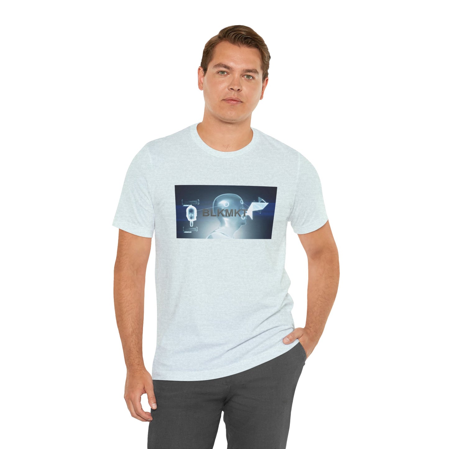 BLKMKT™ Headshot Unisex Jersey Short Sleeve Tee
