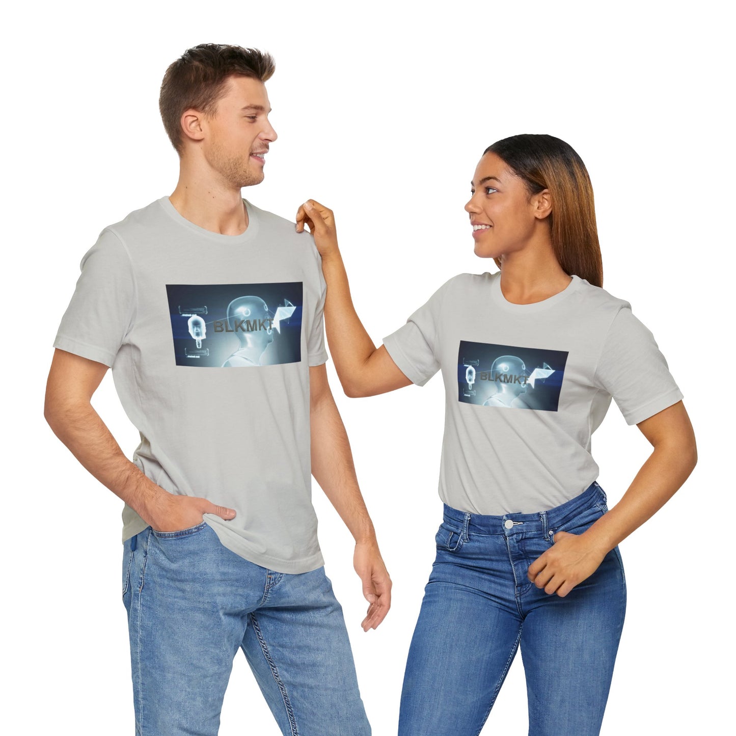 BLKMKT™ Headshot Unisex Jersey Short Sleeve Tee