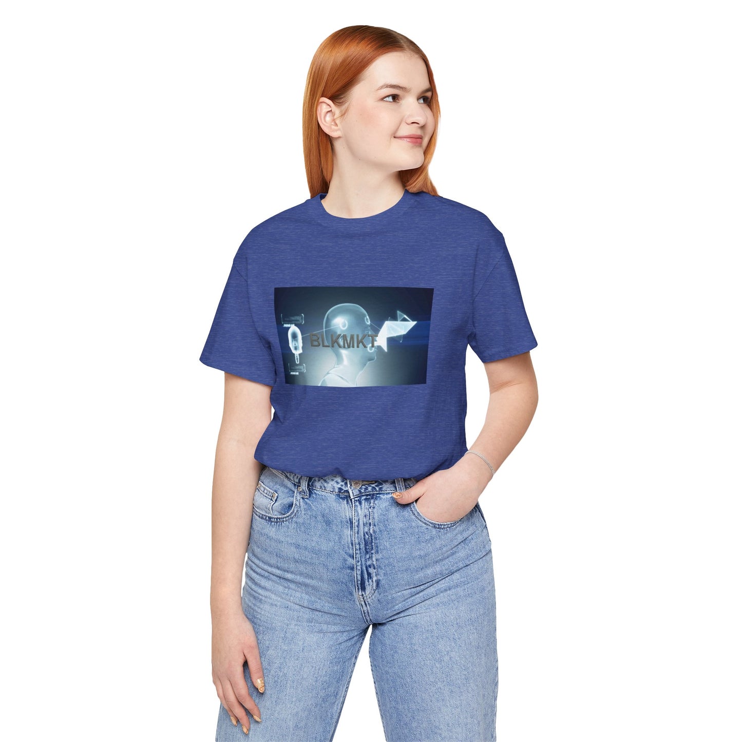 BLKMKT™ Headshot Unisex Jersey Short Sleeve Tee