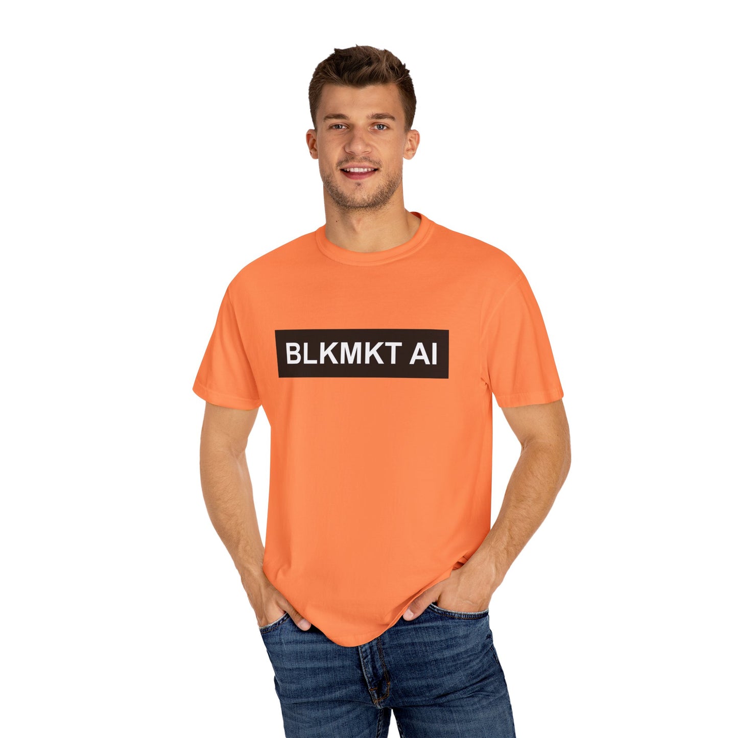 BLKMKT AI™ Unisex Garment-Dyed T-shirt