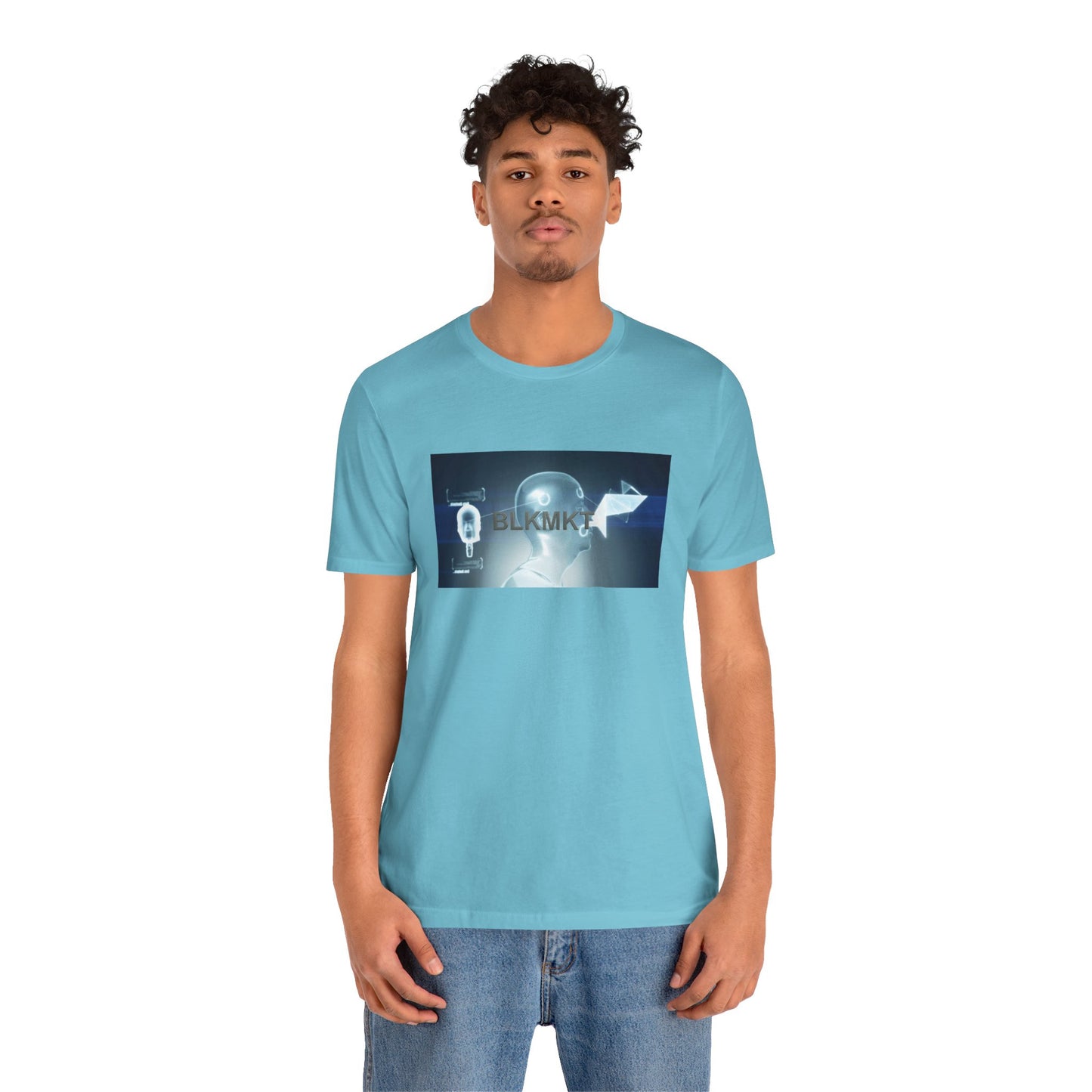 BLKMKT™ Headshot Unisex Jersey Short Sleeve Tee