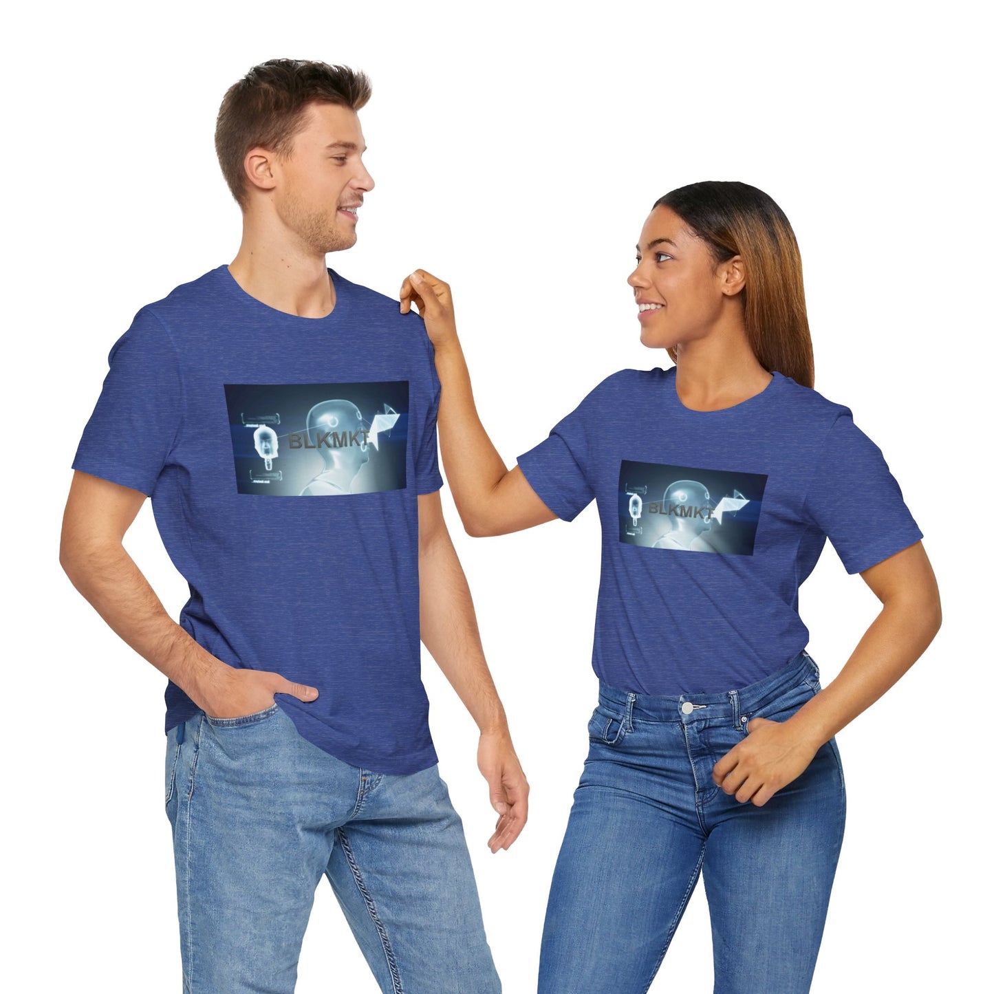 BLKMKT™ Headshot Unisex Jersey Short Sleeve Tee