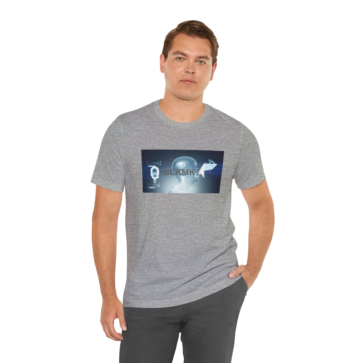 BLKMKT™ Headshot Unisex Jersey Short Sleeve Tee