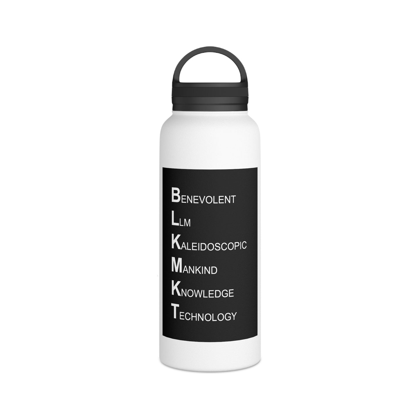 BLKMKT™ Ethos Stainless Steel Water Bottle, Handle Lid