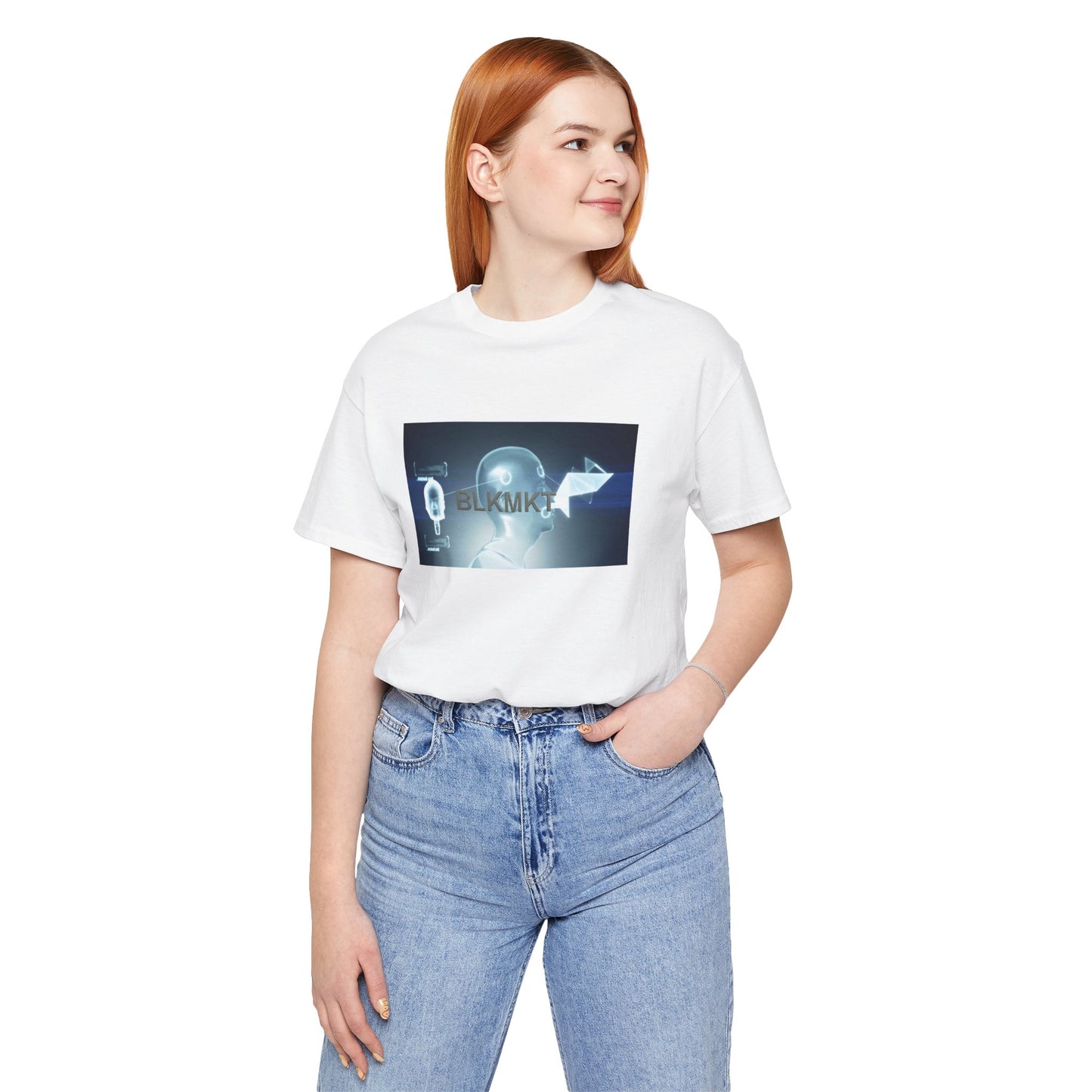 BLKMKT™ Headshot Unisex Jersey Short Sleeve Tee