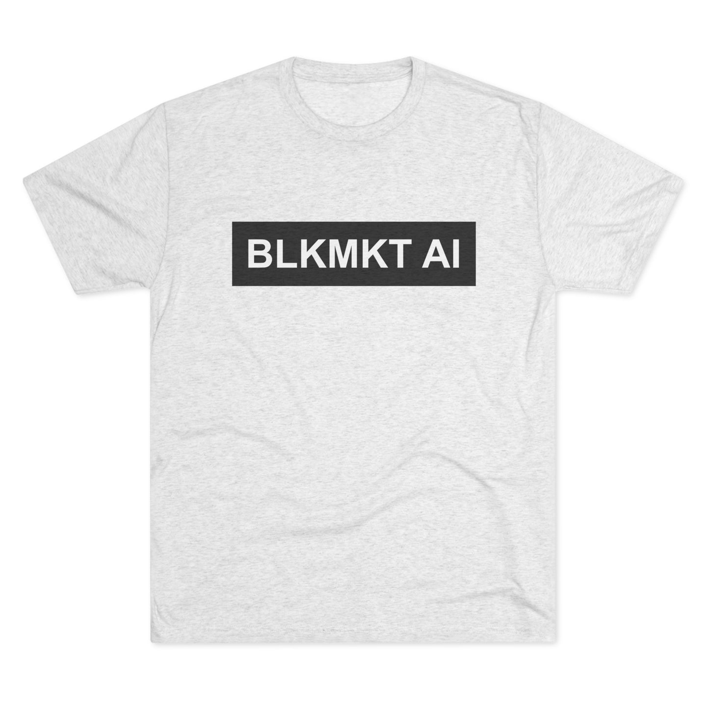 BLKMKT AI™ Unisex Tri-Blend Crew Tee