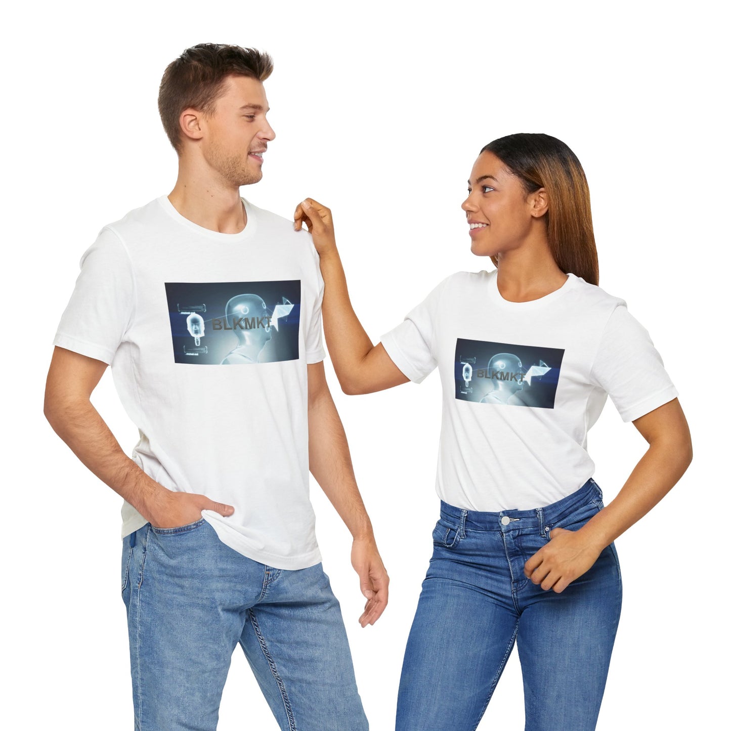 BLKMKT™ Headshot Unisex Jersey Short Sleeve Tee