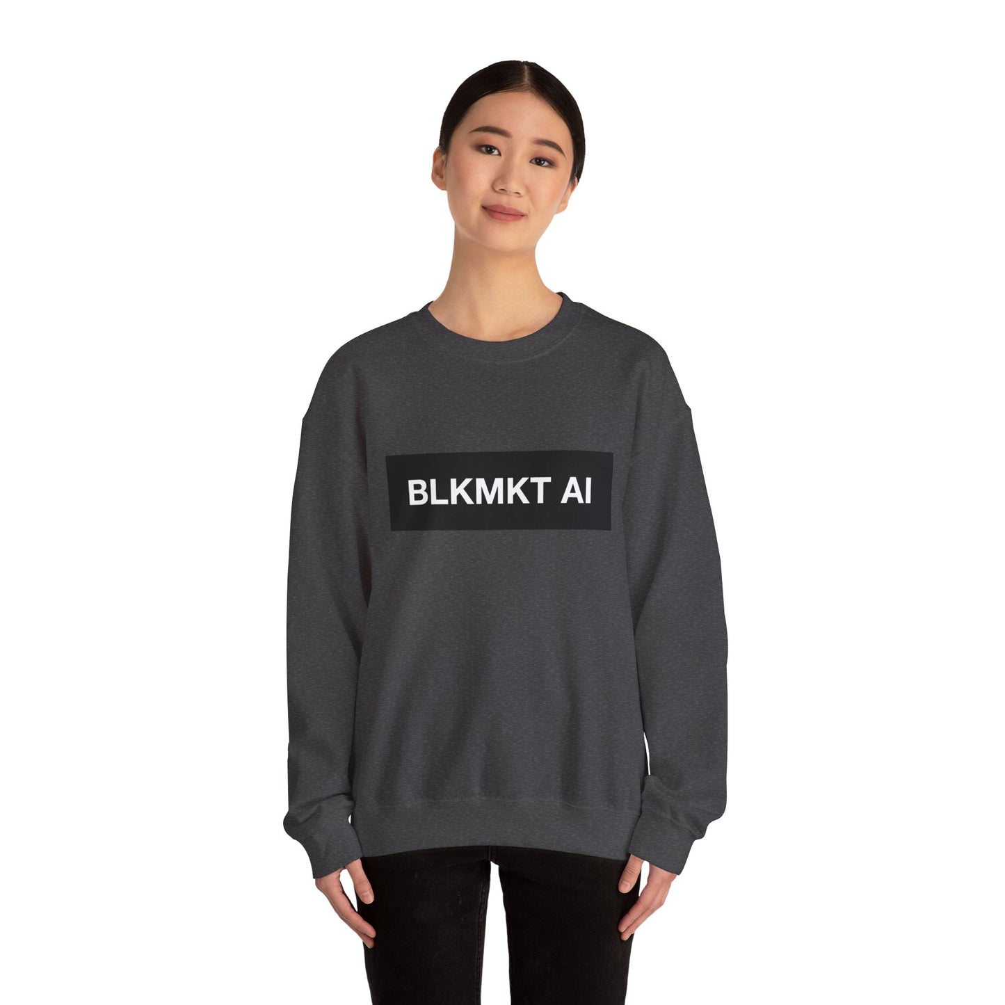 BLKMKT AI™ Unisex Heavy Blend™ Crewneck Sweatshirt
