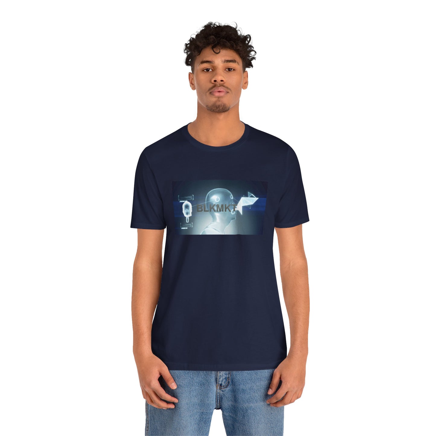 BLKMKT™ Headshot Unisex Jersey Short Sleeve Tee
