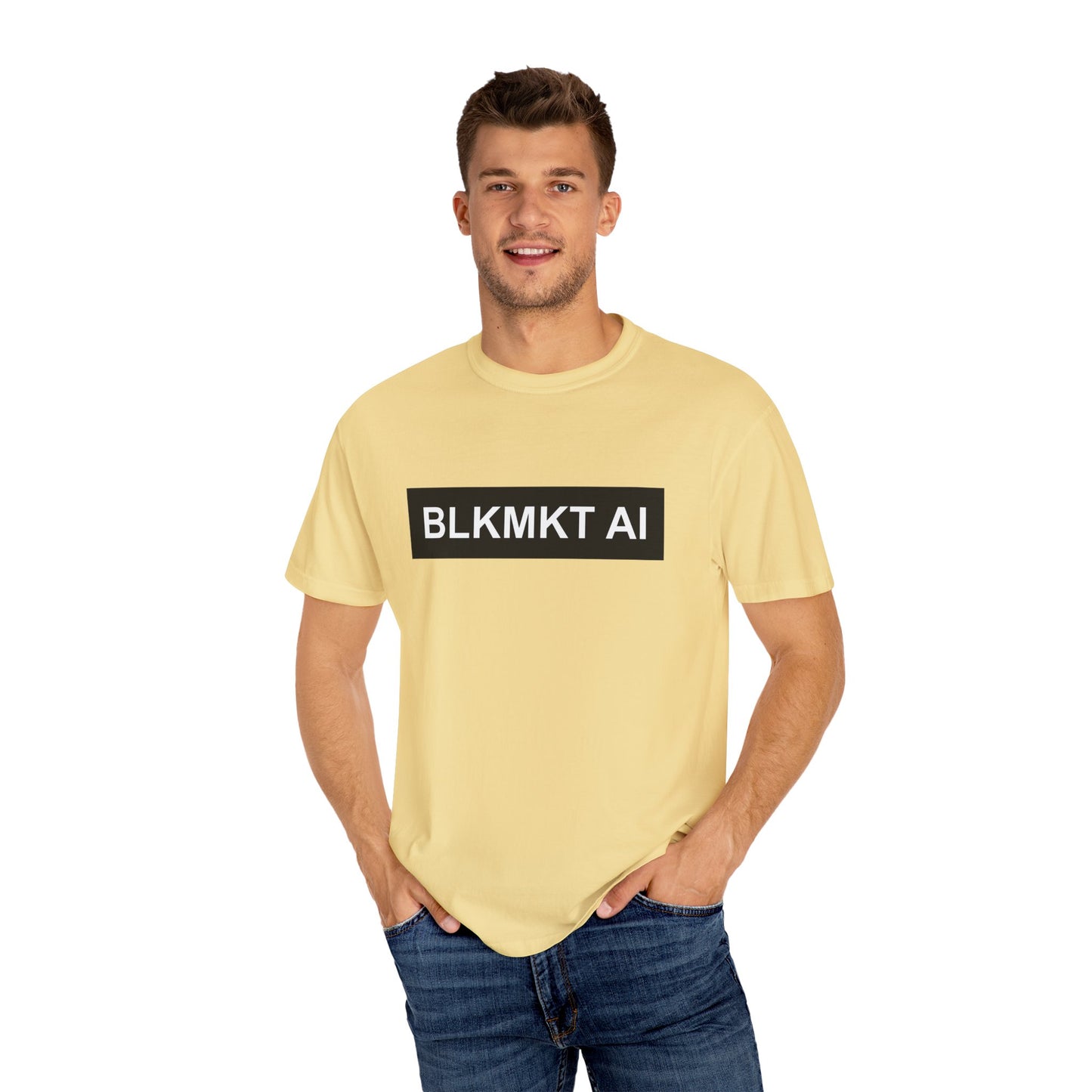 BLKMKT AI™ Unisex Garment-Dyed T-shirt