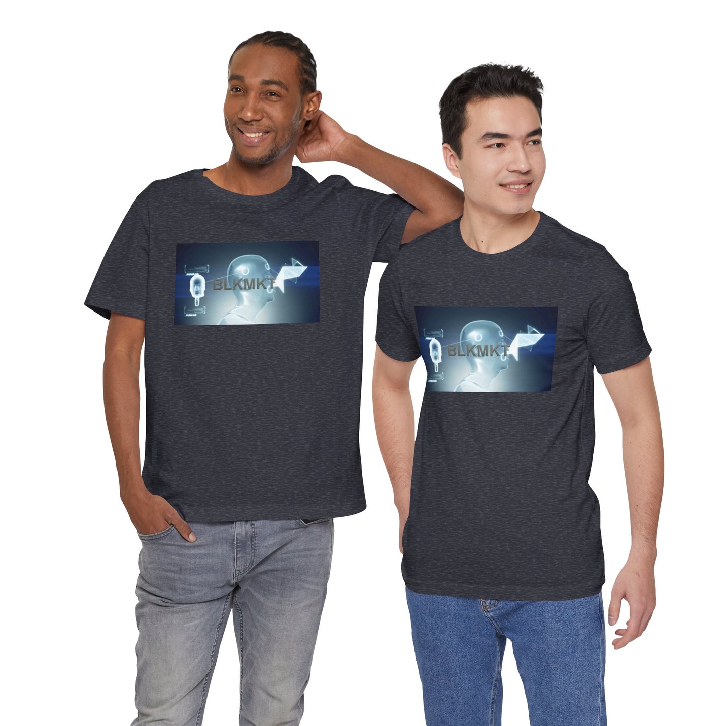 BLKMKT™ Headshot Unisex Jersey Short Sleeve Tee