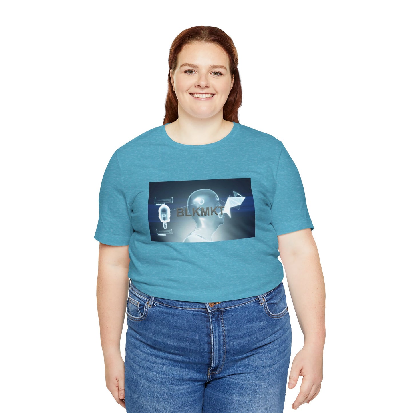 BLKMKT™ Headshot Unisex Jersey Short Sleeve Tee