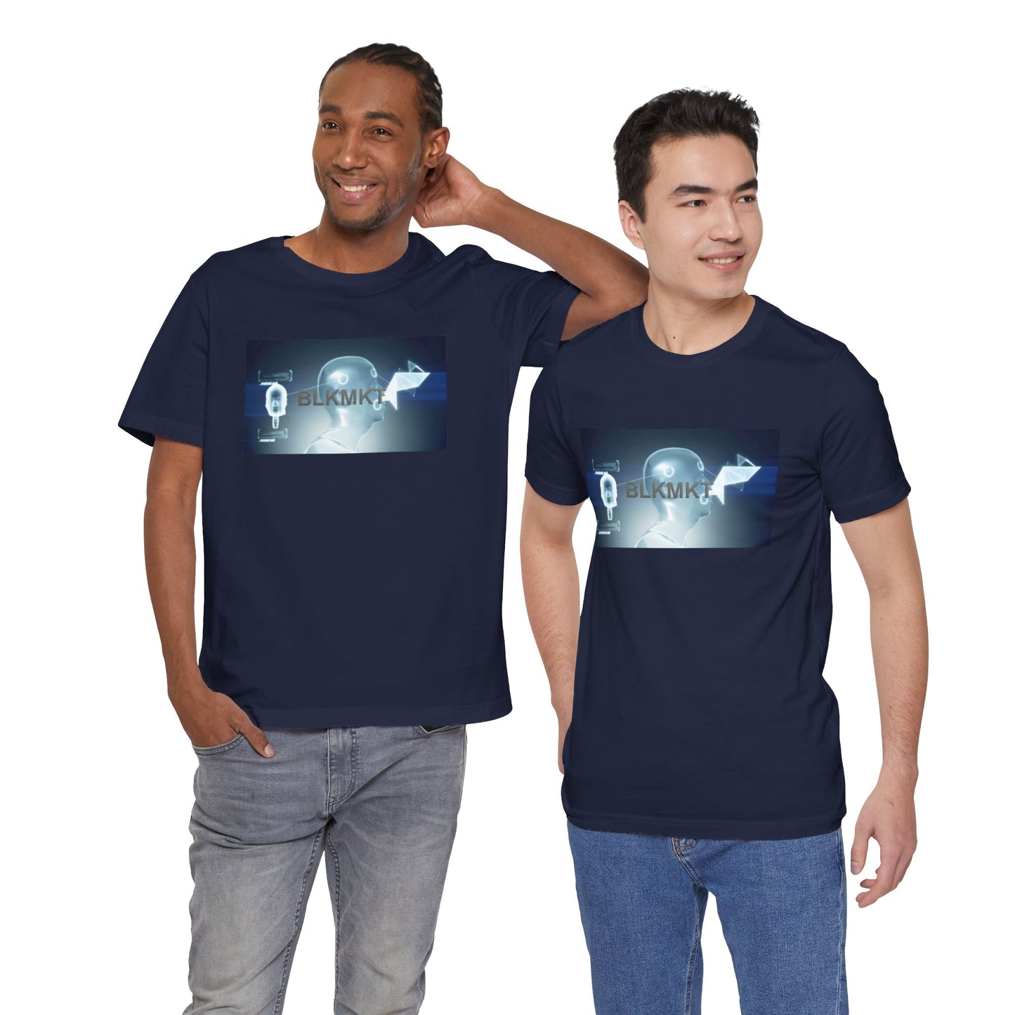 BLKMKT™ Headshot Unisex Jersey Short Sleeve Tee