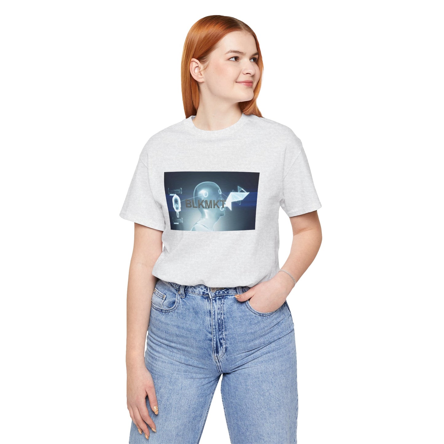 BLKMKT™ Headshot Unisex Jersey Short Sleeve Tee