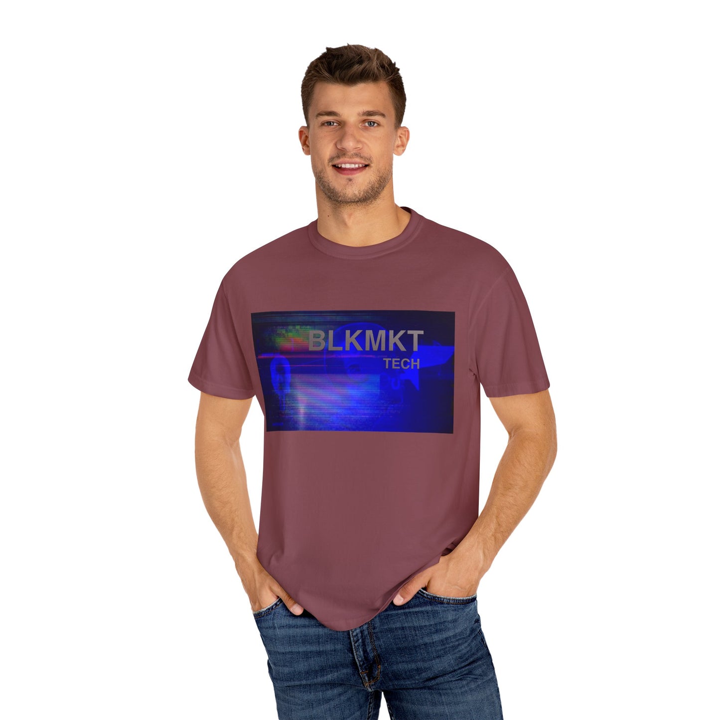 BLKMKT Tech™ Unisex Garment-Dyed T-shirt