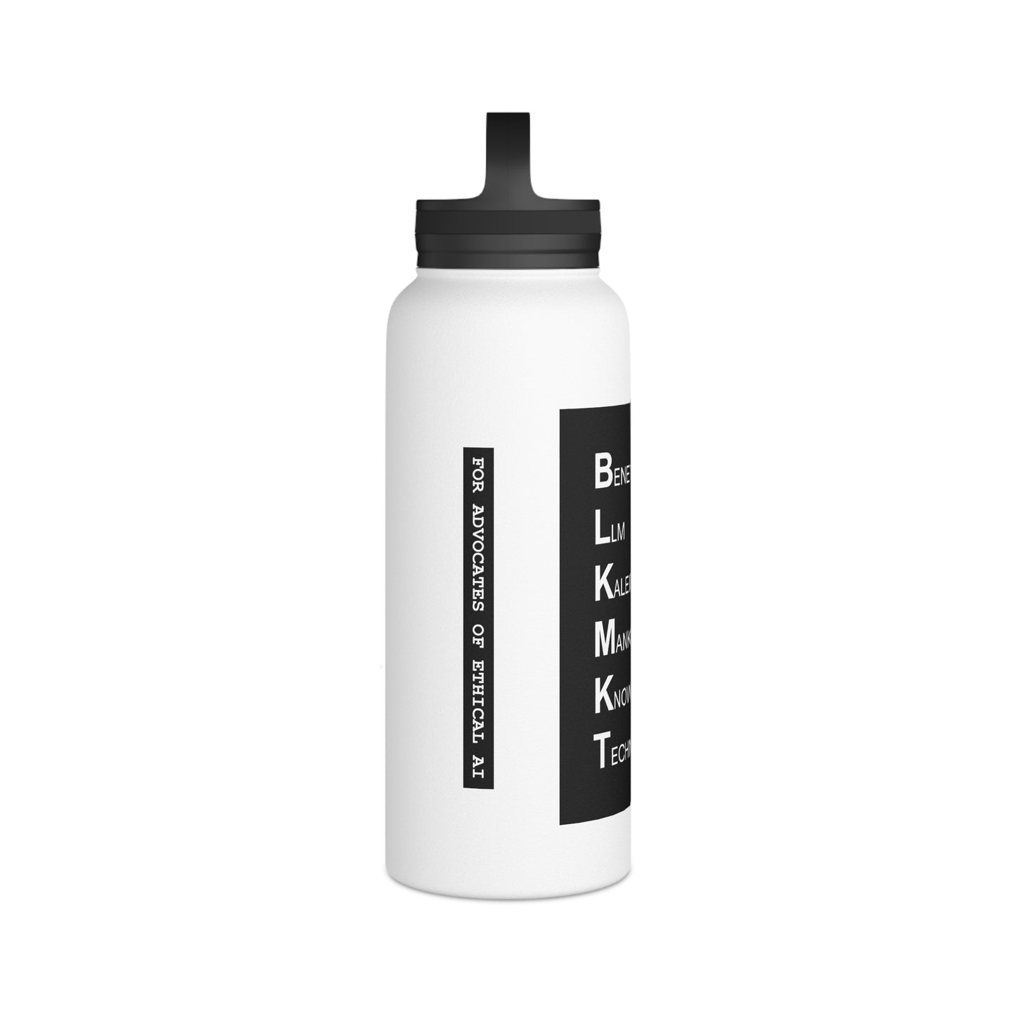 BLKMKT™ Ethos Stainless Steel Water Bottle, Handle Lid
