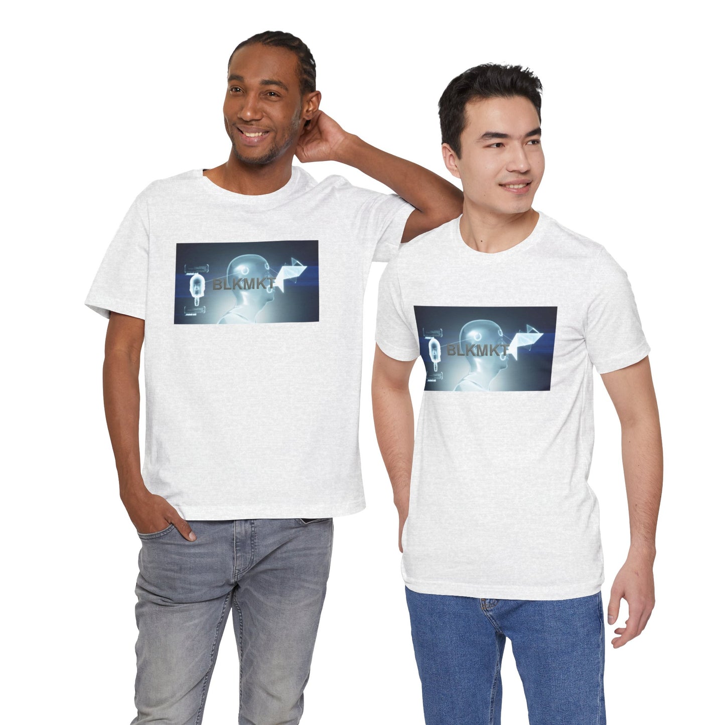 BLKMKT™ Headshot Unisex Jersey Short Sleeve Tee