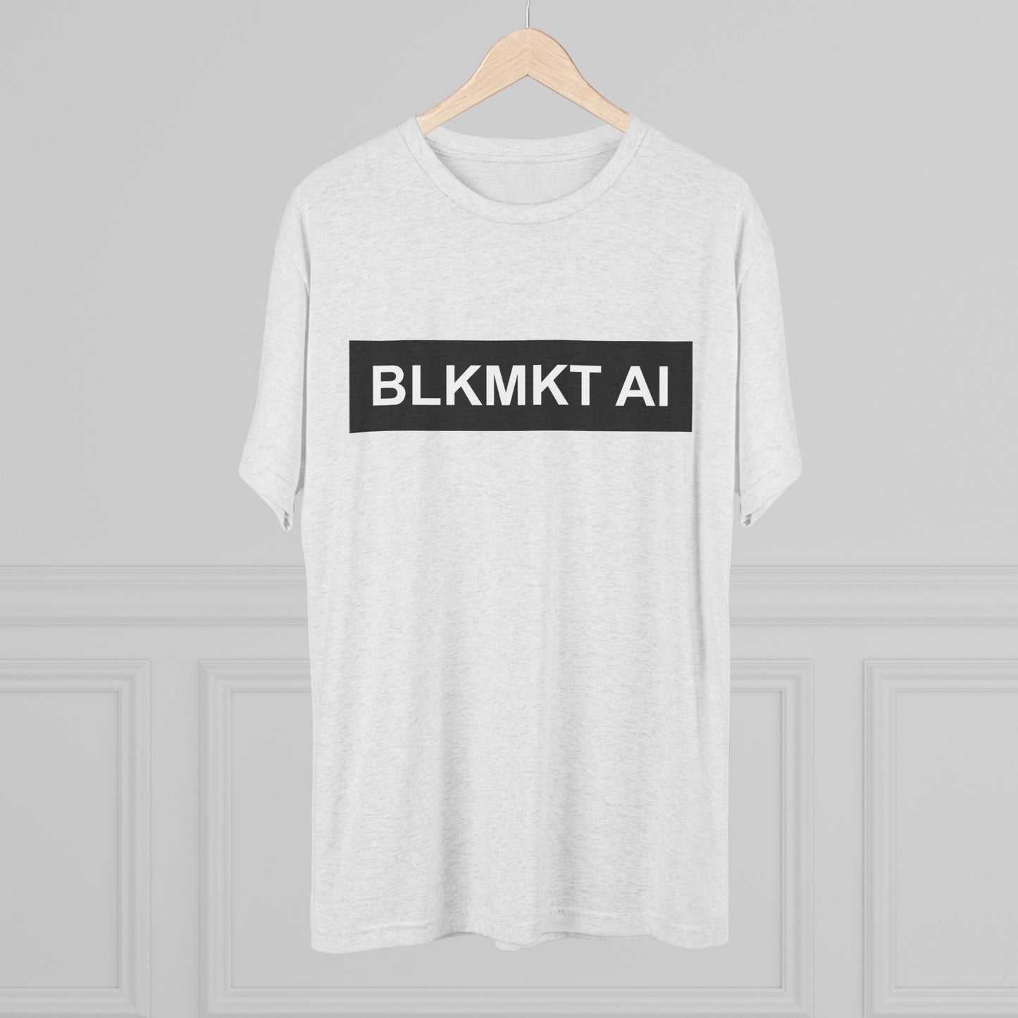 BLKMKT AI™ Unisex Tri-Blend Crew Tee