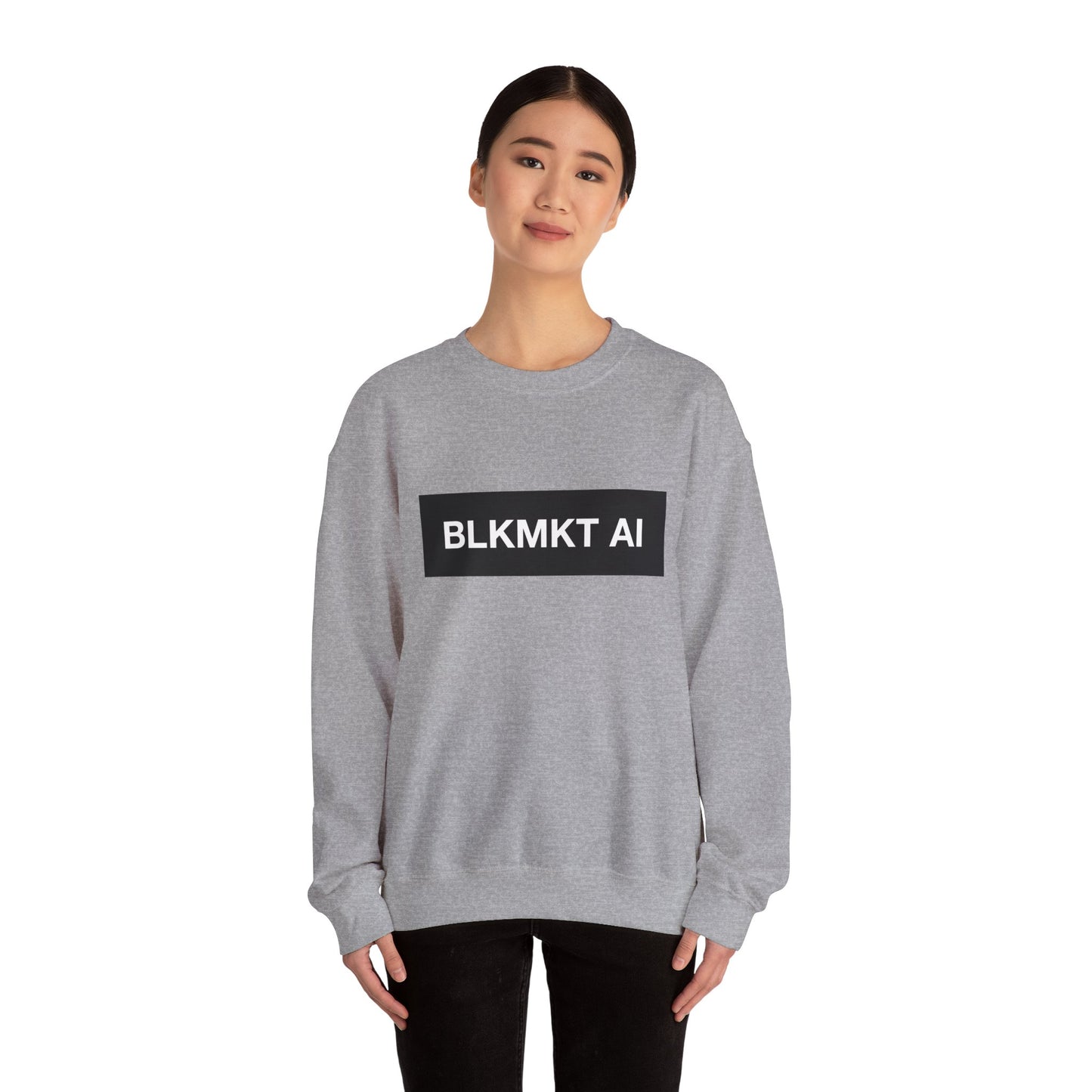 BLKMKT AI™ Unisex Heavy Blend™ Crewneck Sweatshirt