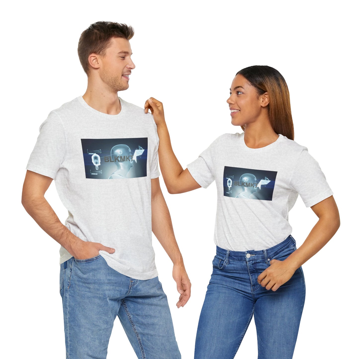 BLKMKT™ Headshot Unisex Jersey Short Sleeve Tee