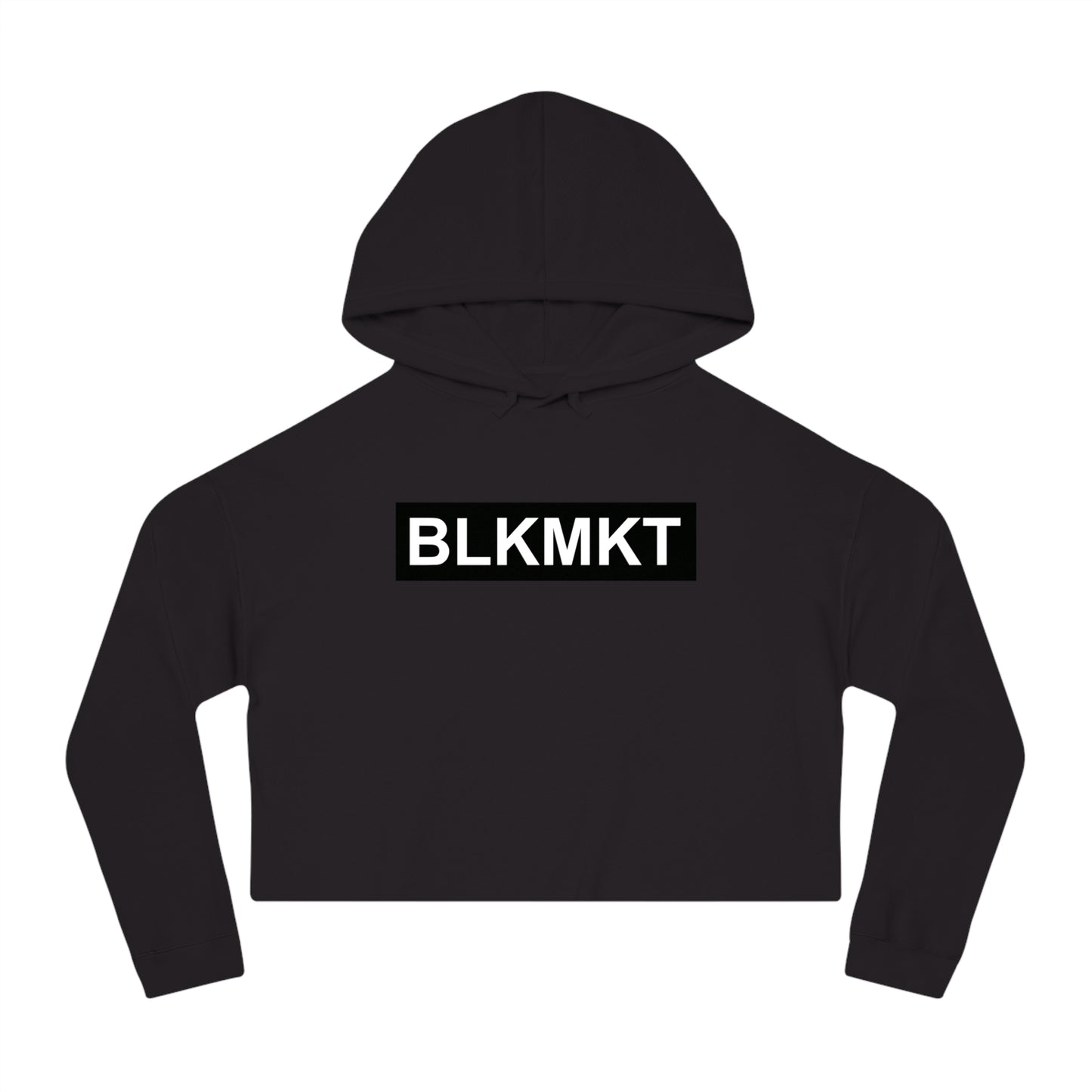 BLKMKT™ Women’s Cropped Hooded Sweatshirt