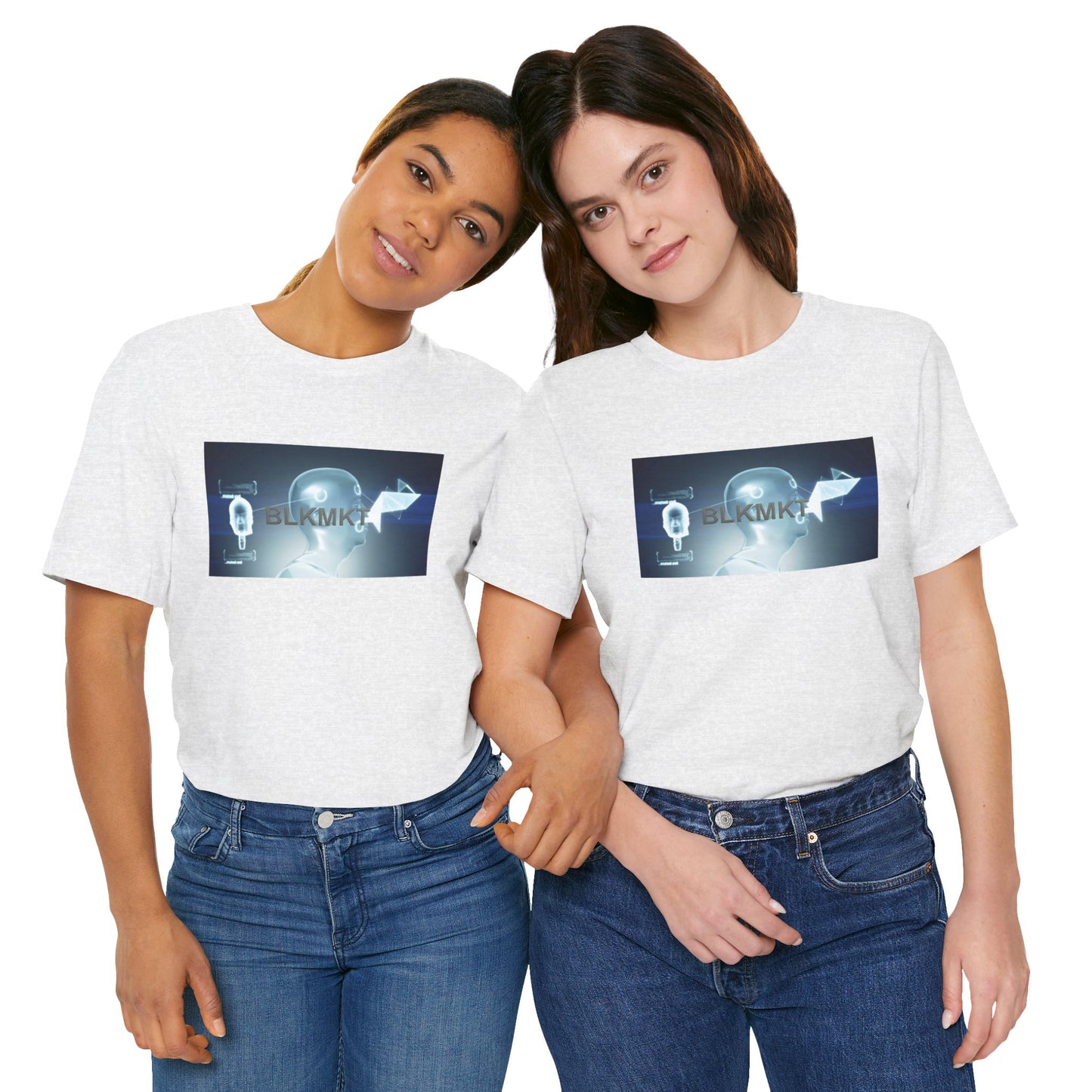 BLKMKT™ Headshot Unisex Jersey Short Sleeve Tee
