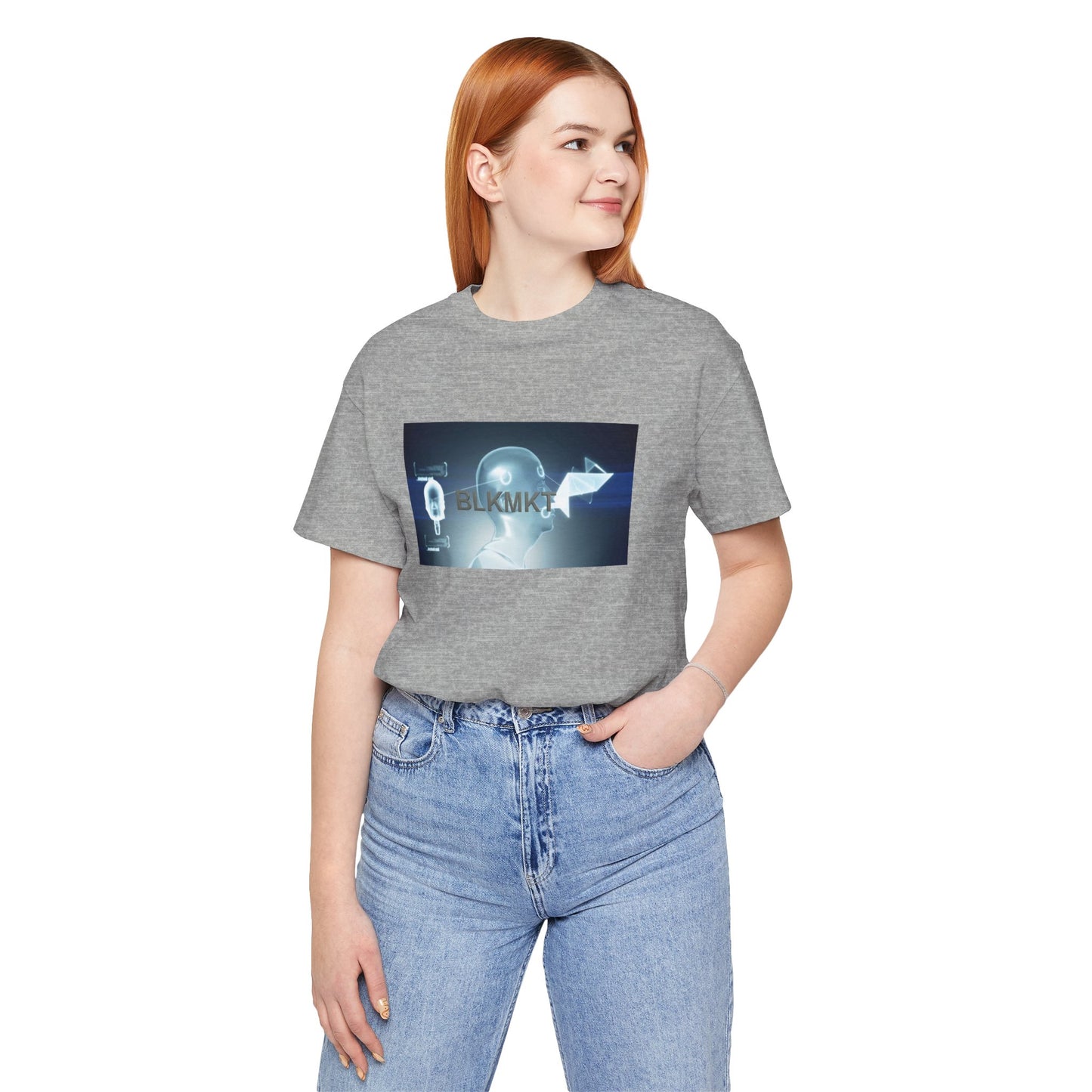 BLKMKT™ Headshot Unisex Jersey Short Sleeve Tee