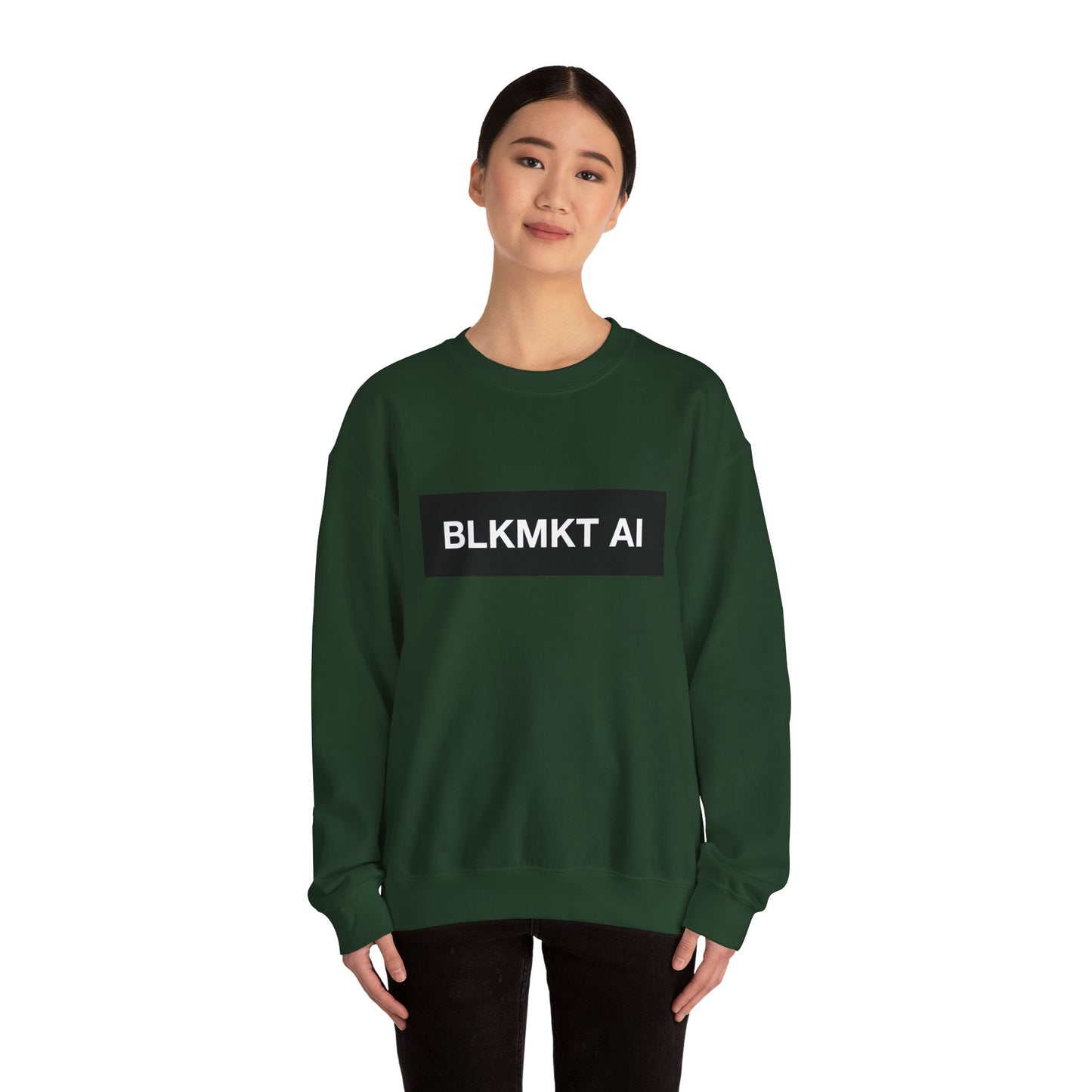 BLKMKT AI™ Unisex Heavy Blend™ Crewneck Sweatshirt