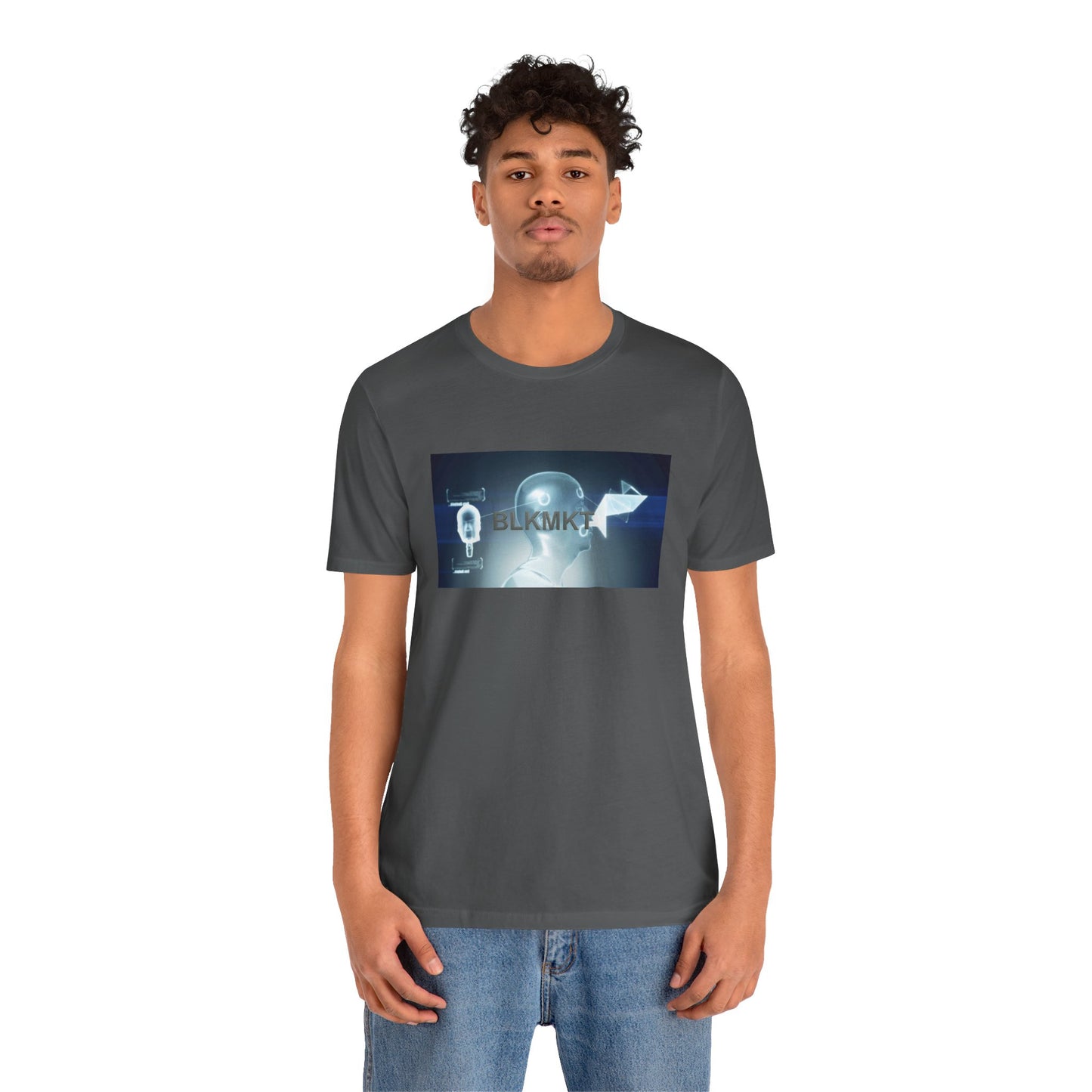 BLKMKT™ Headshot Unisex Jersey Short Sleeve Tee