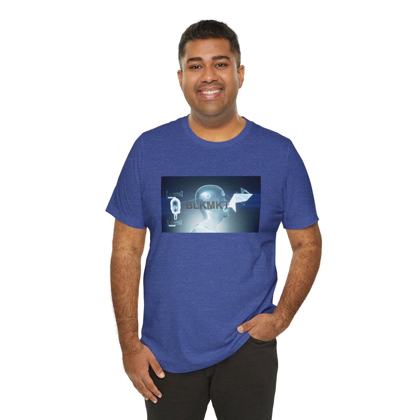 BLKMKT™ Headshot Unisex Jersey Short Sleeve Tee