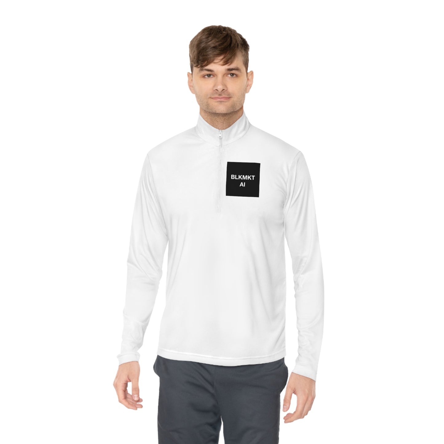 BLKMKT AI™ Unisex Quarter-Zip Pullover