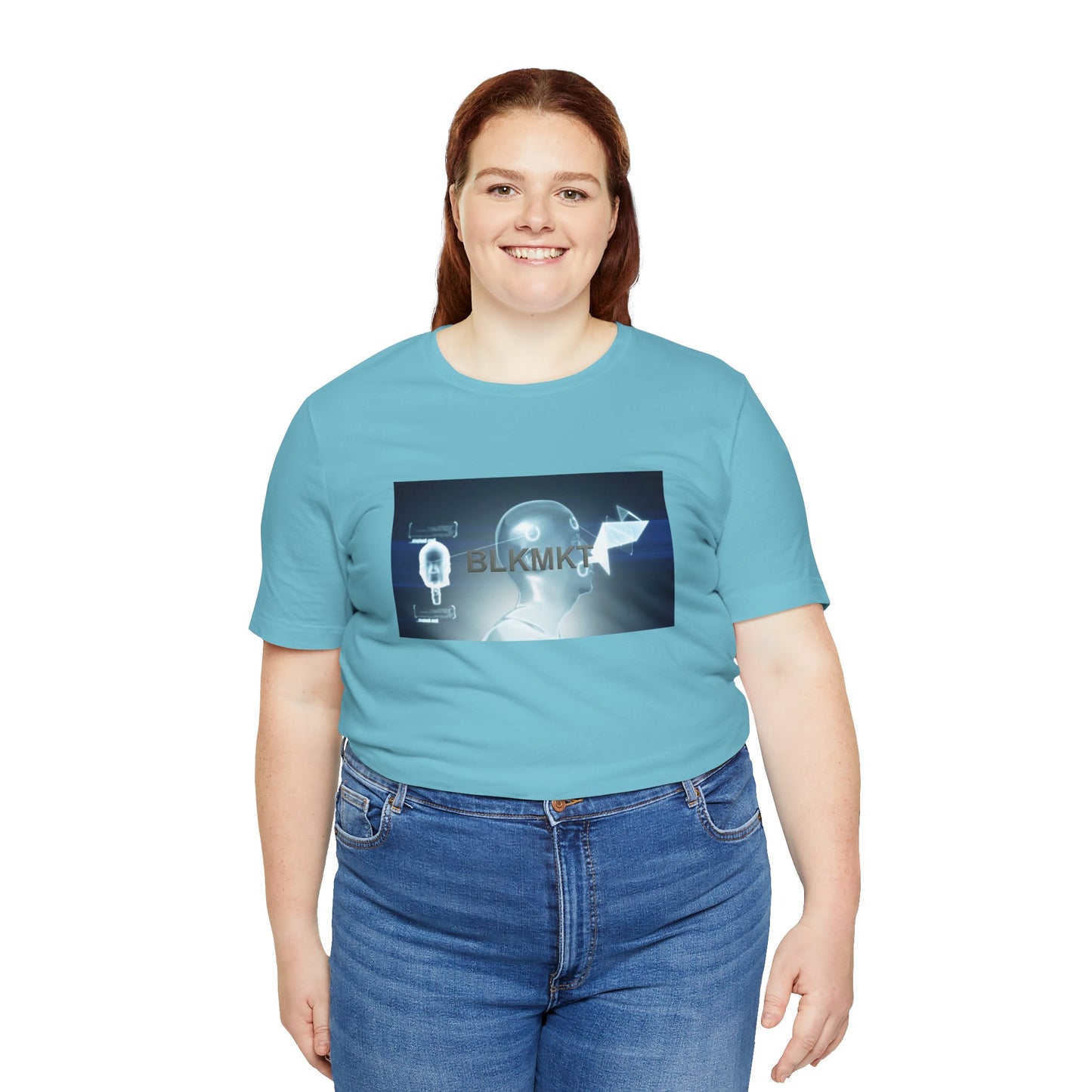 BLKMKT™ Headshot Unisex Jersey Short Sleeve Tee