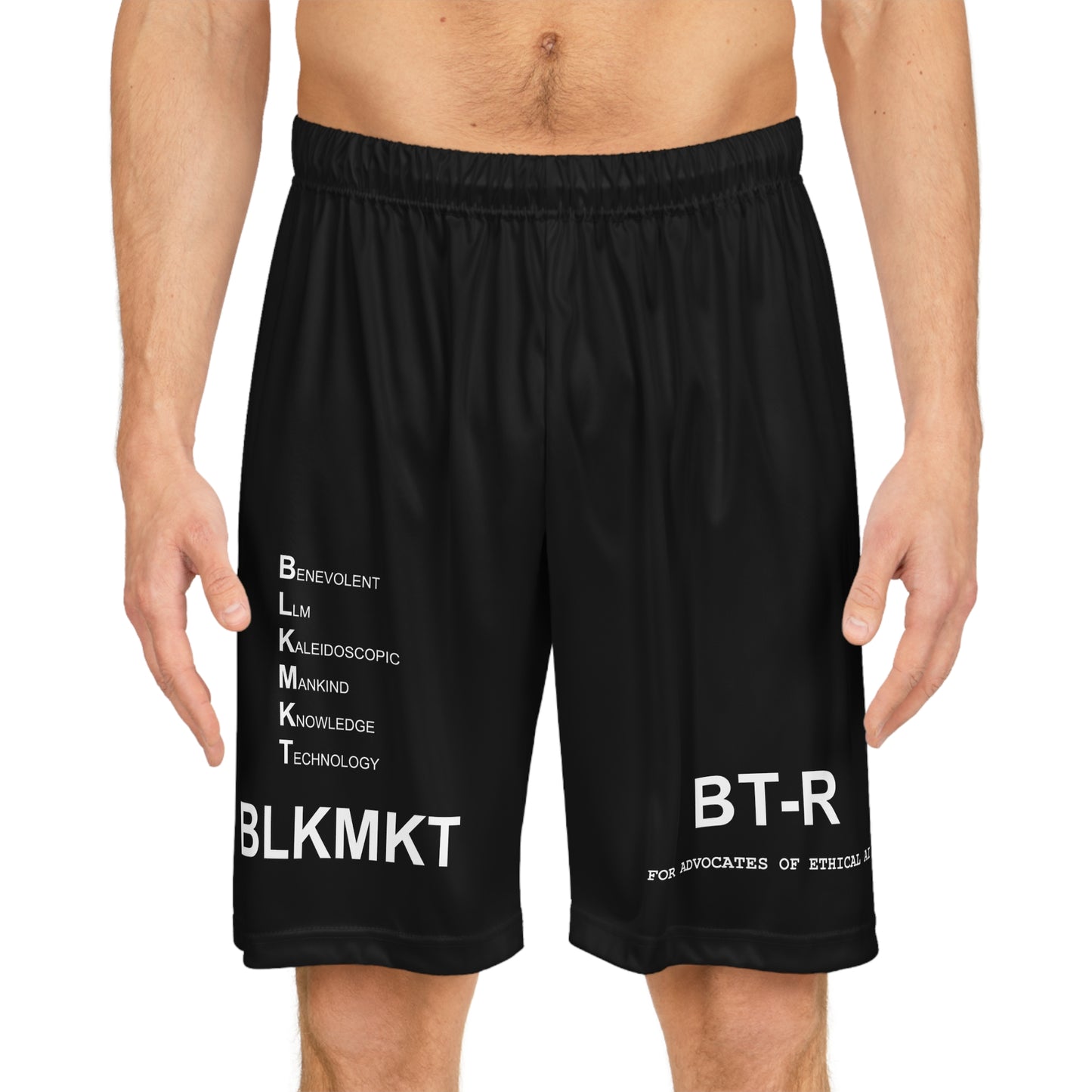 BLKMKT™ Basketball Shorts (AOP)