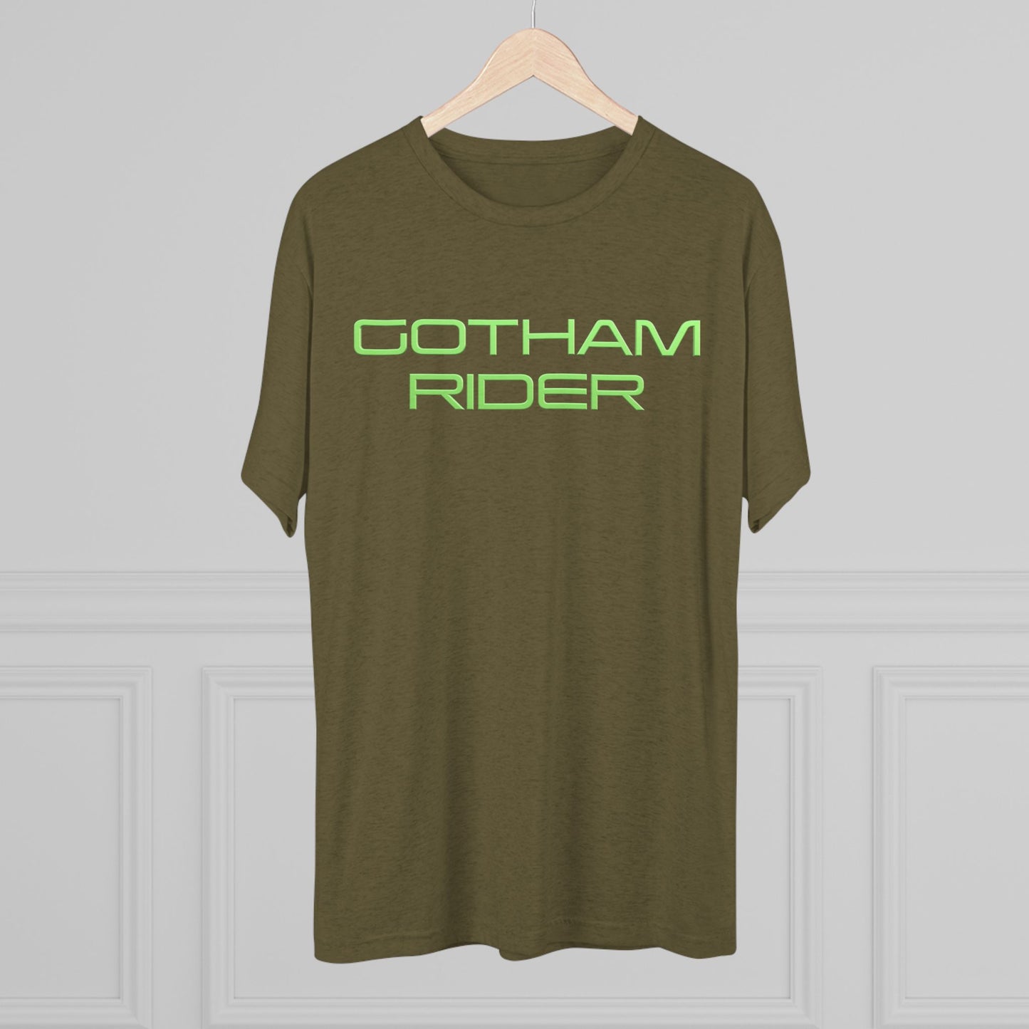 Gotham Rider Green Print Unisex Crew Tee, Graphic T-Shirt for Social Activism, Digital Rights Awareness, Casual Wear, Gift for Activists