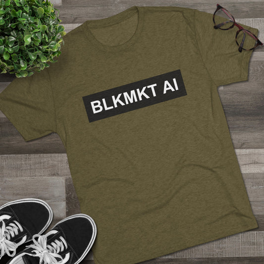 BLKMKT AI™ Unisex Tri-Blend Crew Tee