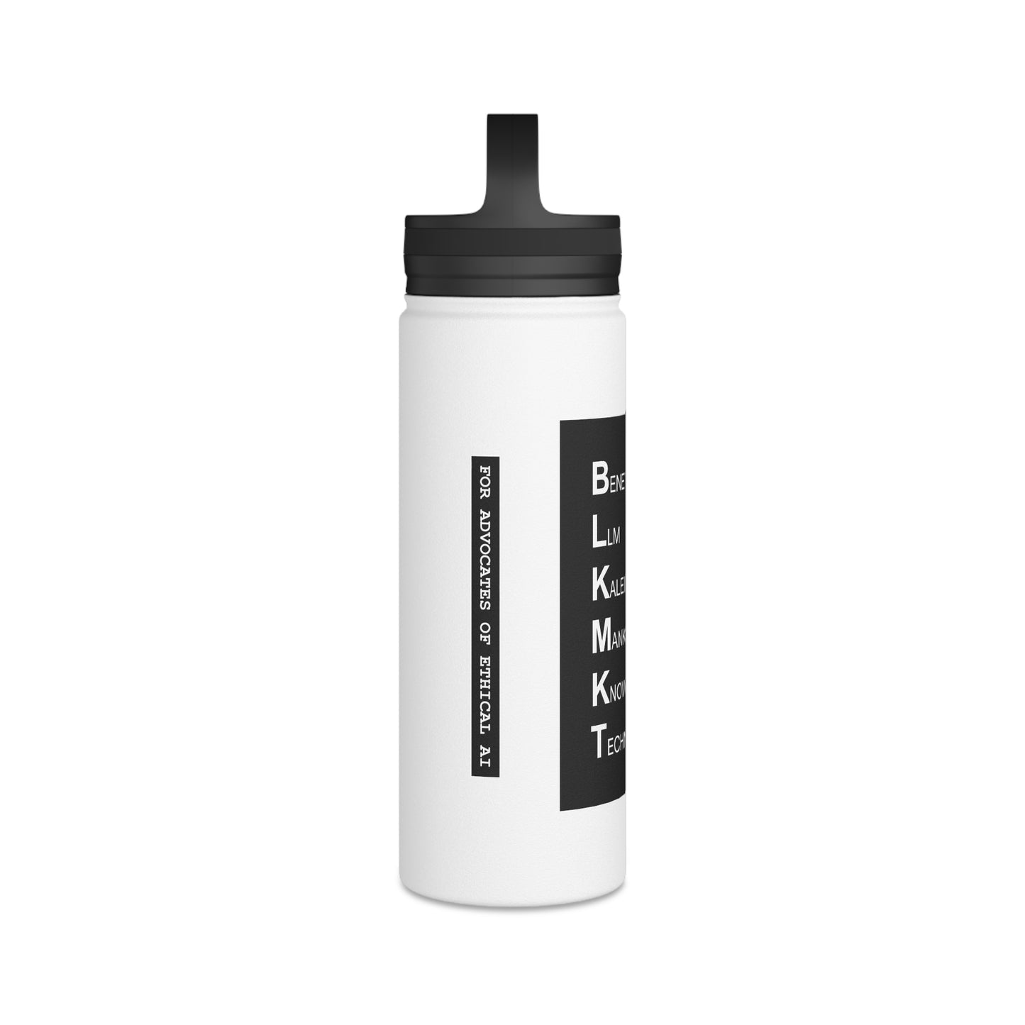 BLKMKT™ Ethos Stainless Steel Water Bottle, Handle Lid
