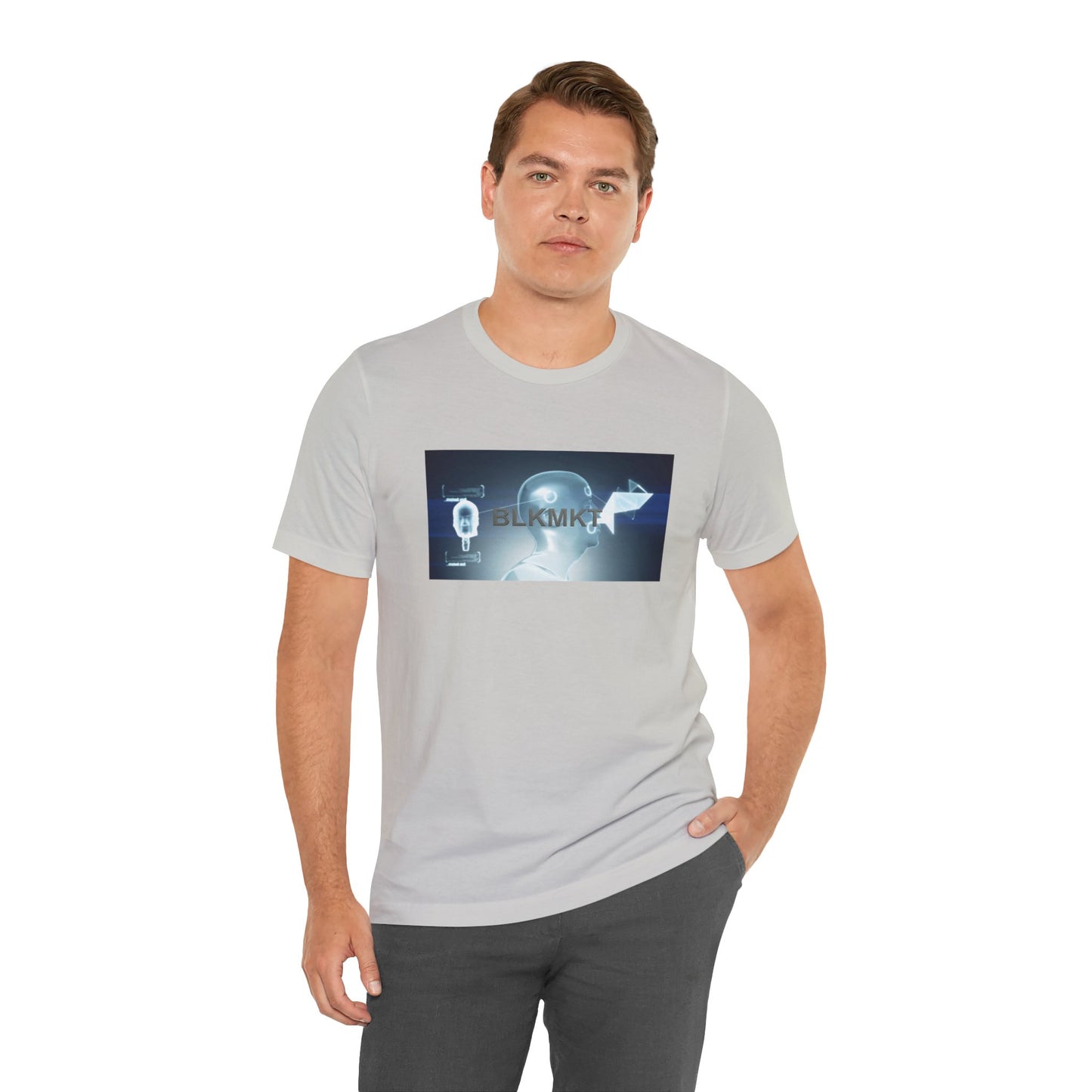 BLKMKT™ Headshot Unisex Jersey Short Sleeve Tee